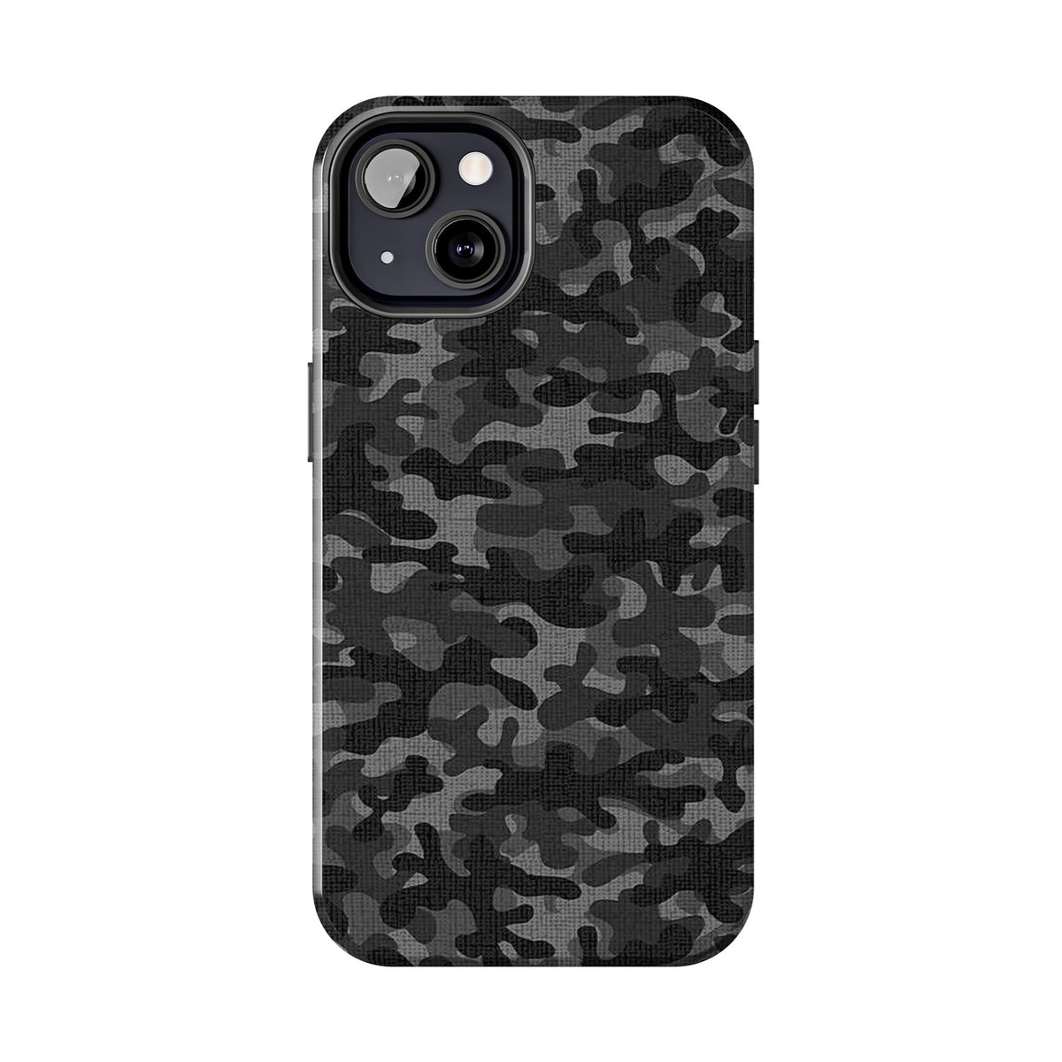 Black Camo Print Phone Case  - Tough Impact-Resistant Cases