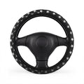 Black & White Stars Car Steering Wheel Cover
