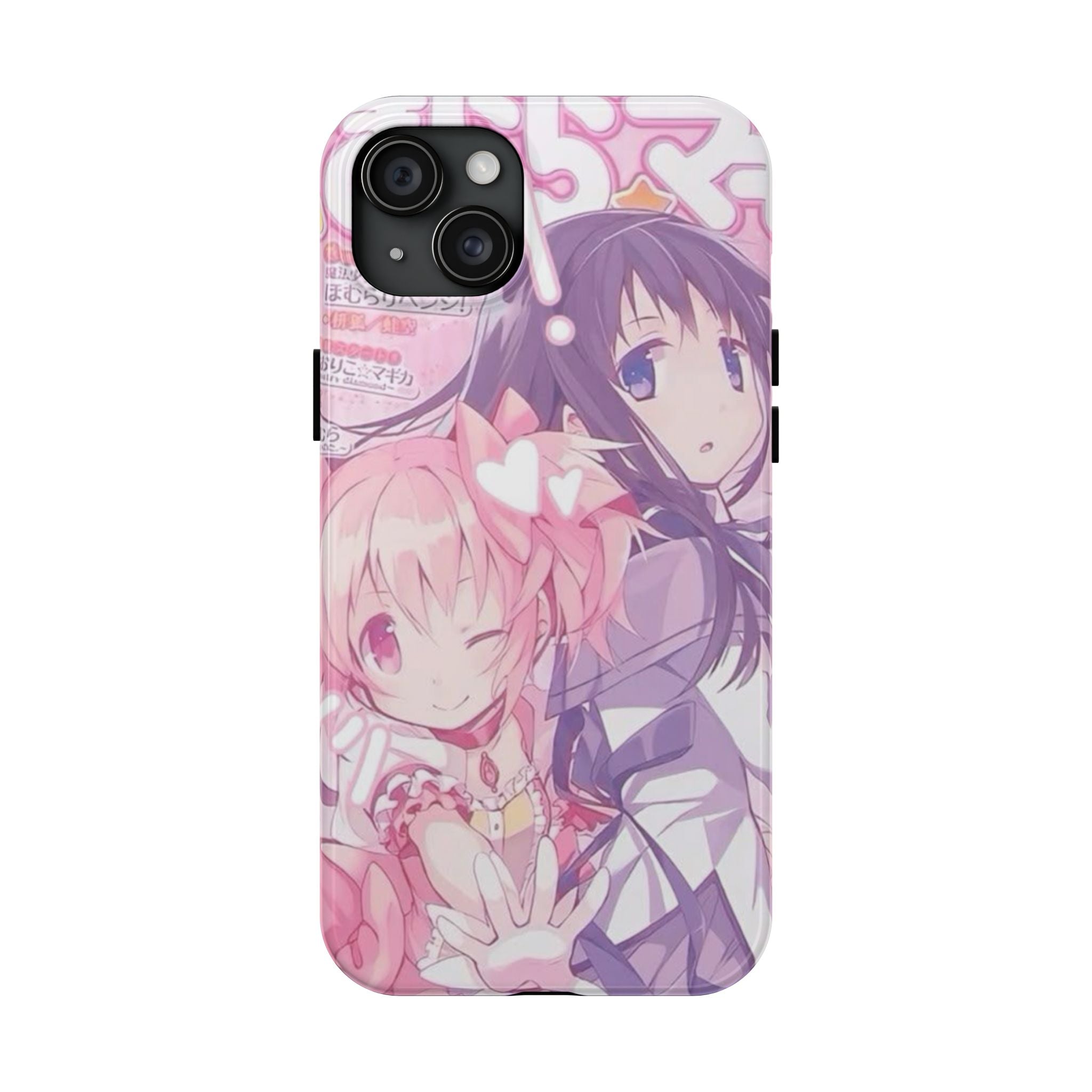 Cute Pink and Purple Anime Phone Case