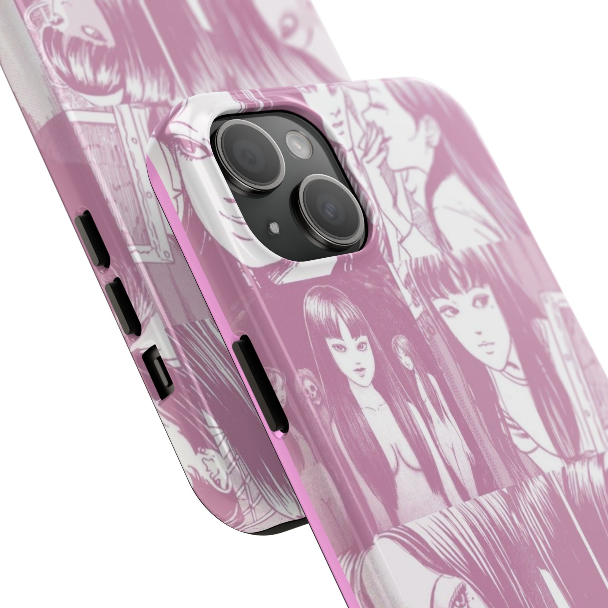 Cute Pink Anime Girl Comic BookPhone Case  - Tough Impact-Resistant Cases