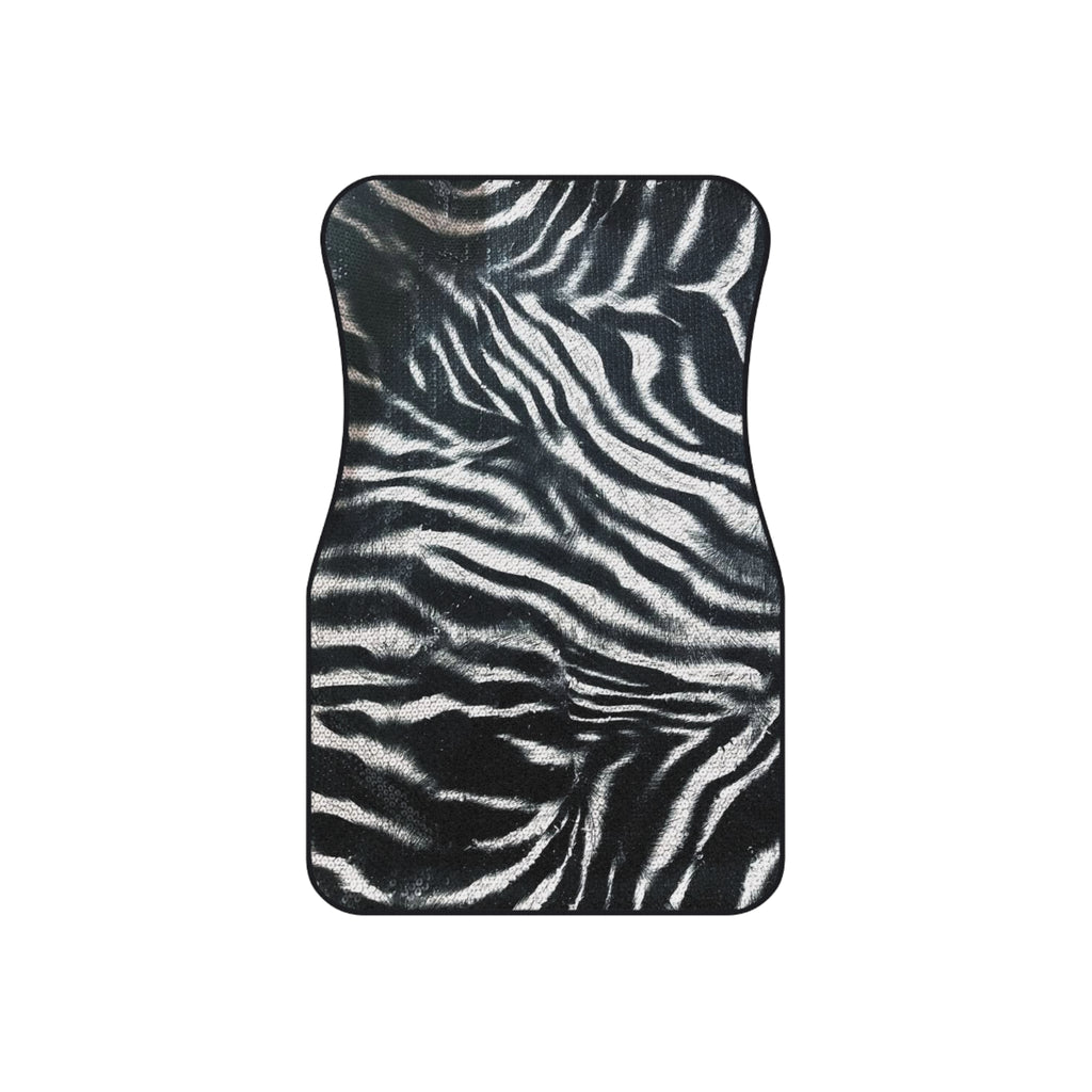 Zebra Car Floor Mats (2x Front)