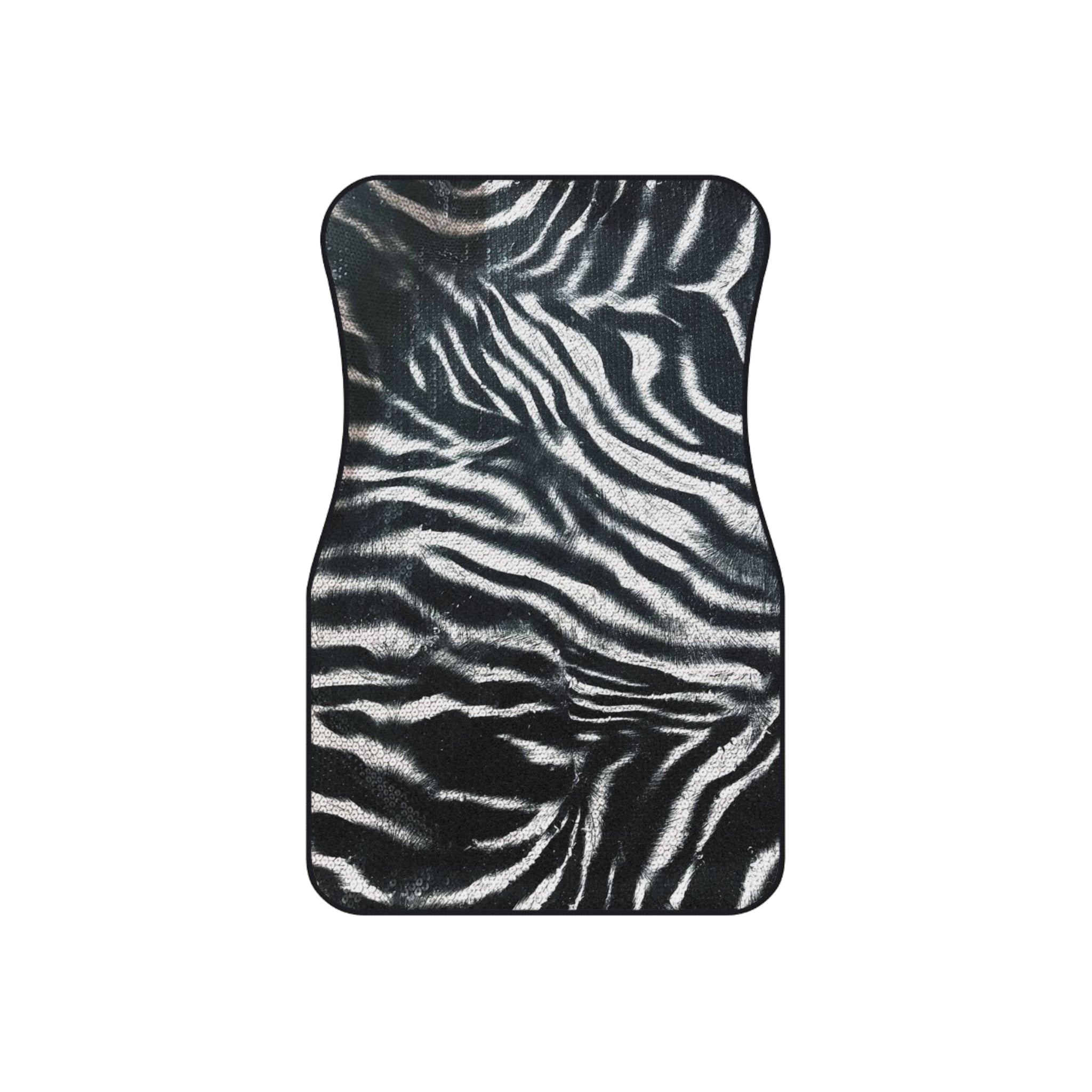 Zebra Car Floor Mats (2x Front)