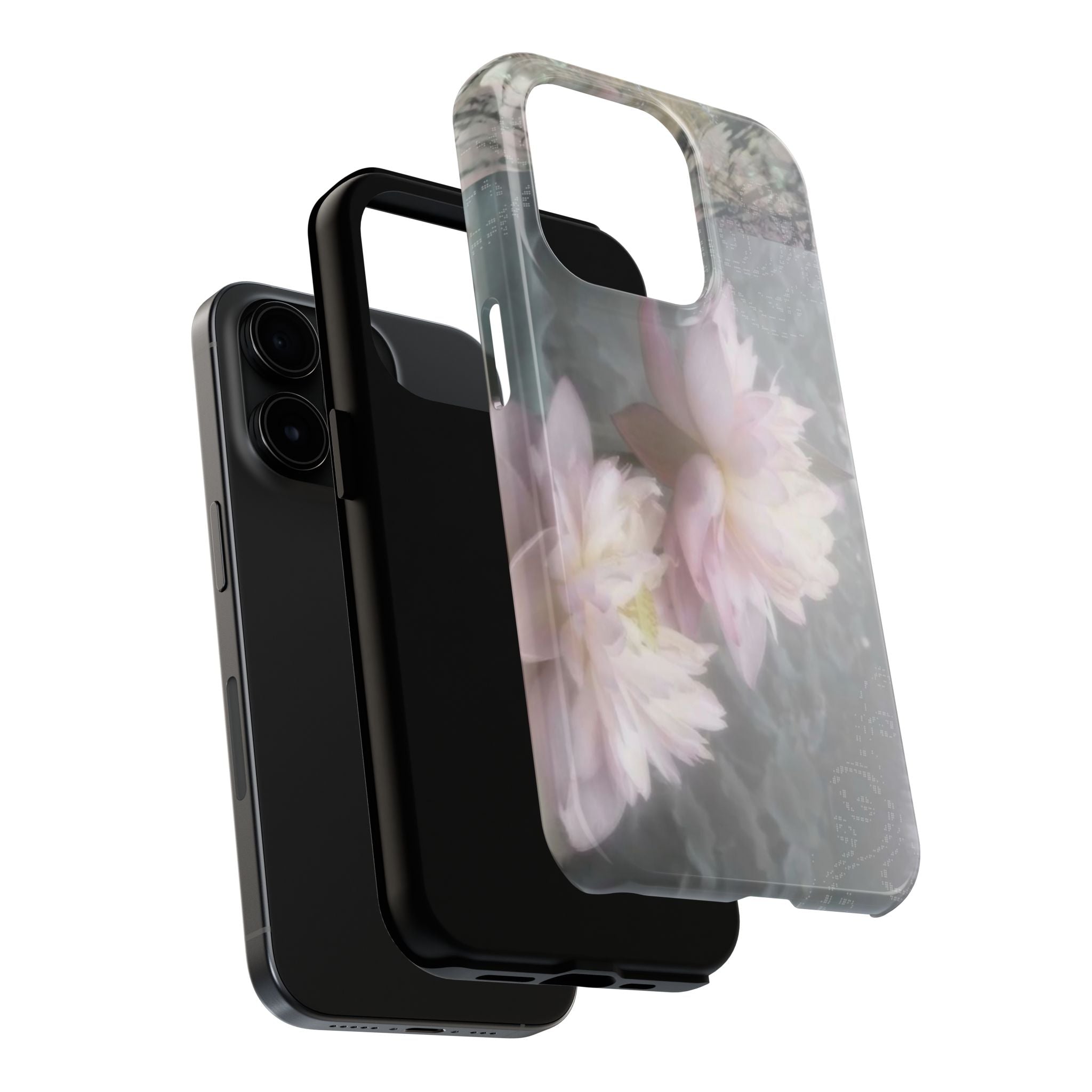 Lotus Flowers Cyber Whimsy Tough Phone Case
