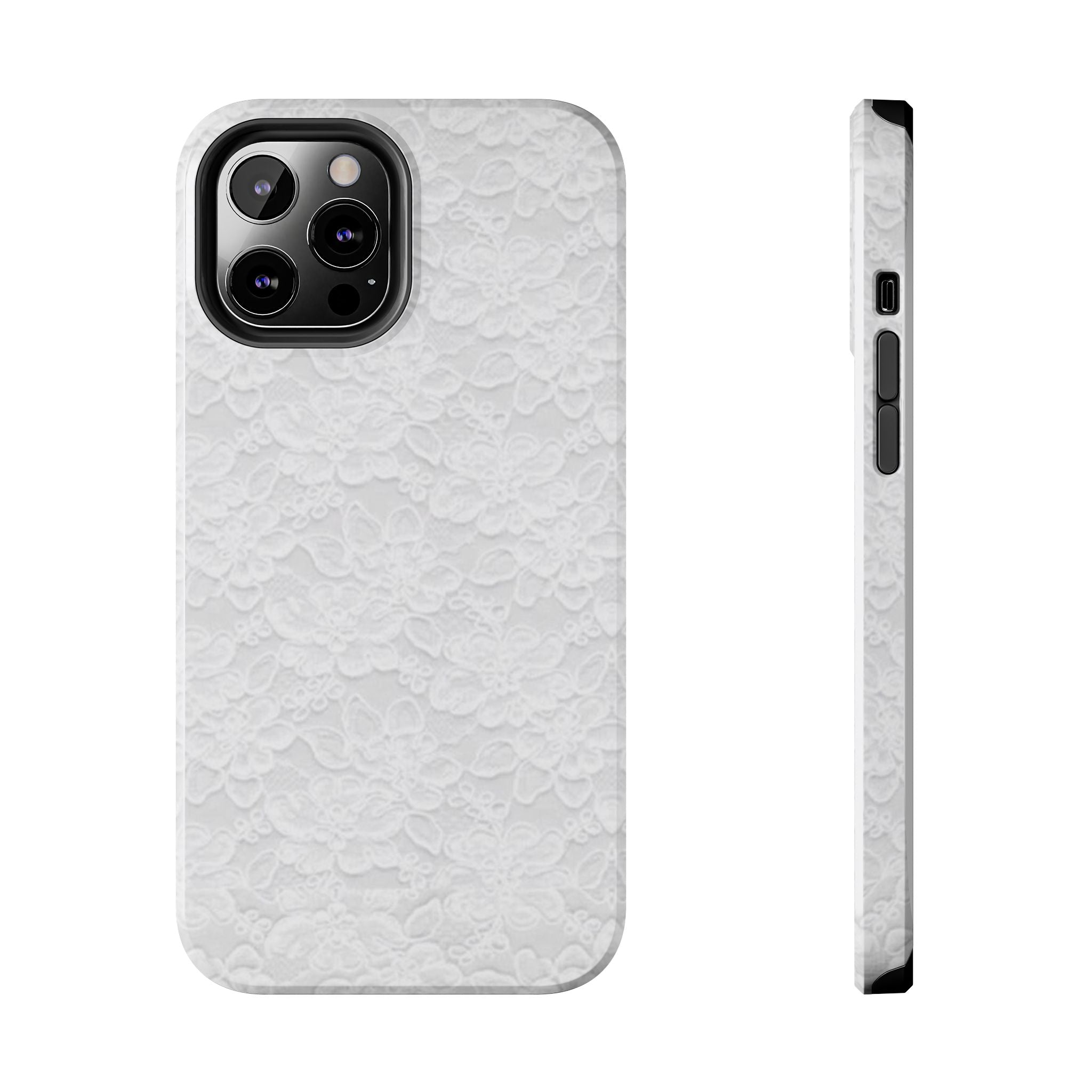 White Lace Coquette Phone Case