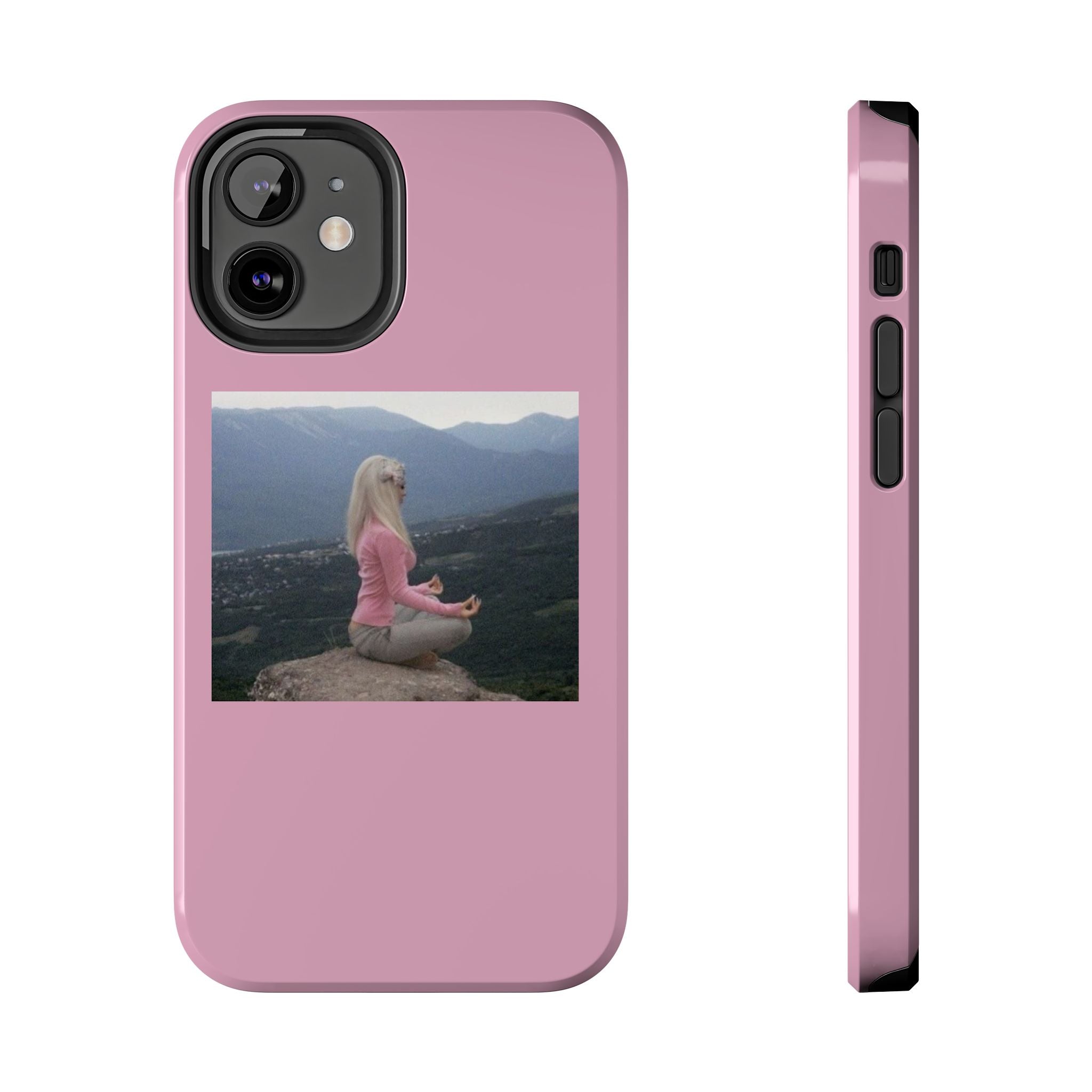 Manifestation Yoga Girl Manifesting Meme Phone Case