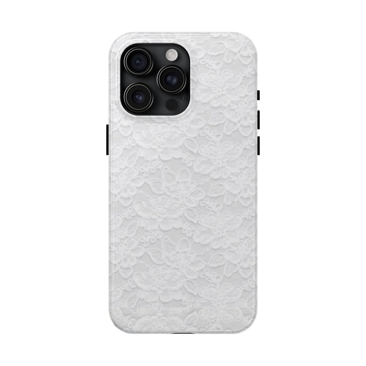White Lace Coquette Phone Case