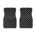 Black & White Stars - Front Floor Mats Set of 2