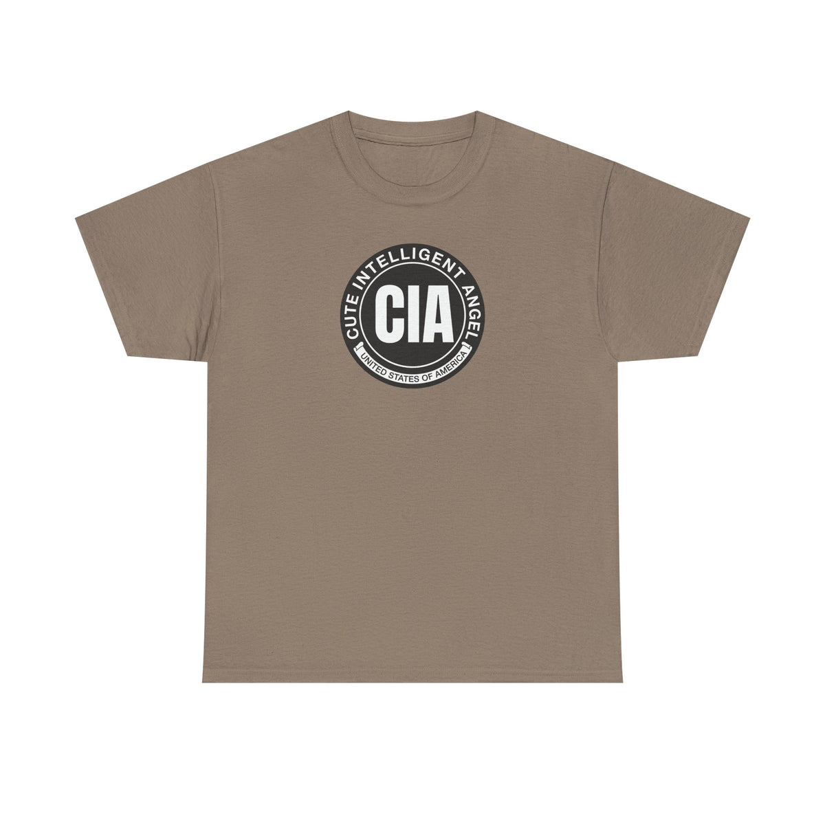 CIA Cute Intelligent Angel 100% Cotton Tee