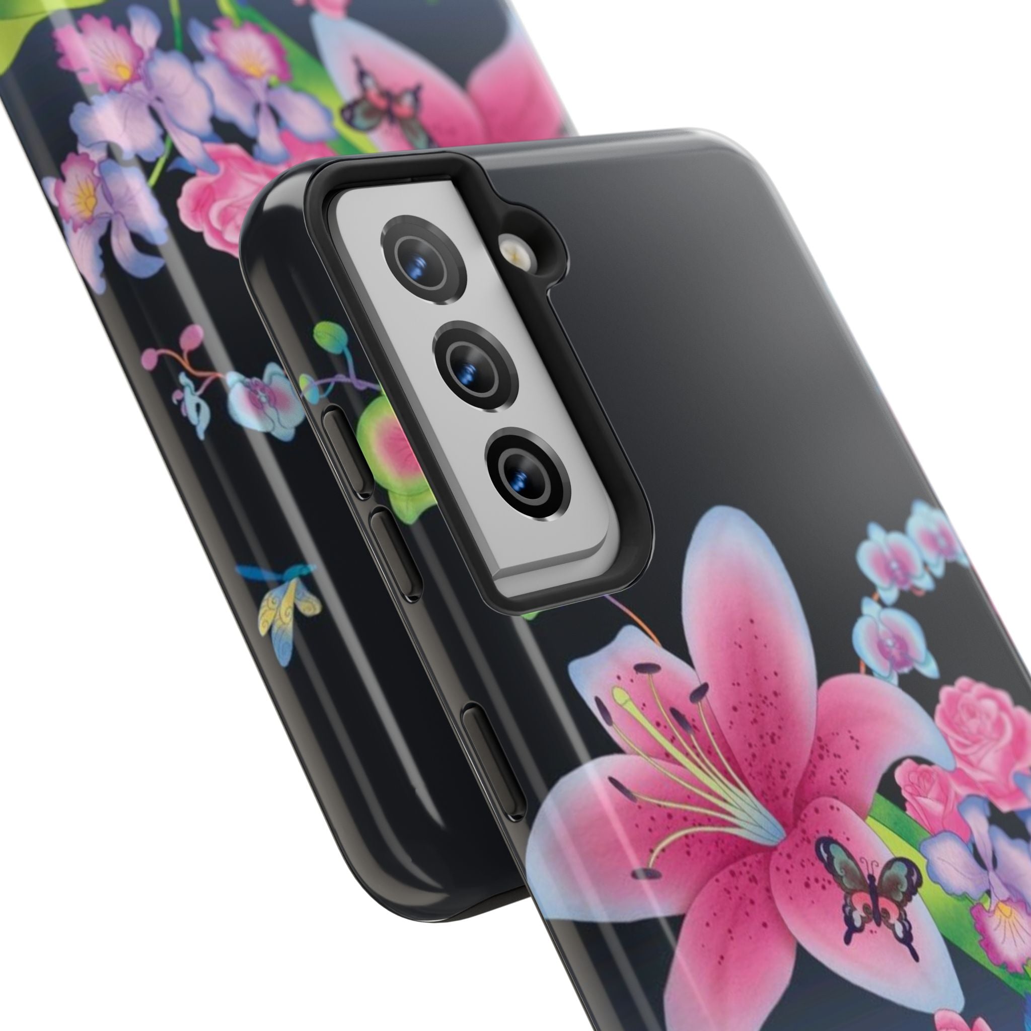 Bright Lily and Orchid  Phone Case