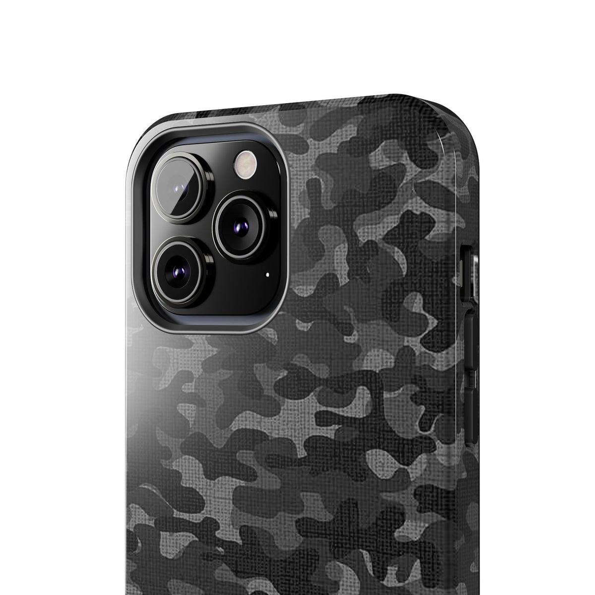 Black Camo Print Phone Case  - Tough Impact-Resistant Cases