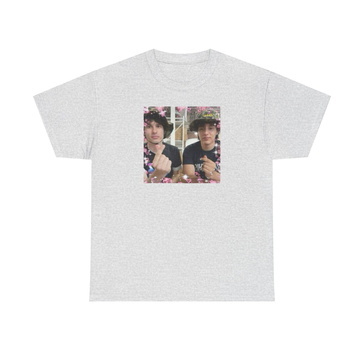 Proud Slushy Noobz Kawaii Cute Pic Martin and Hamzah Fan Merch Unisex Heavy Cotton Tee