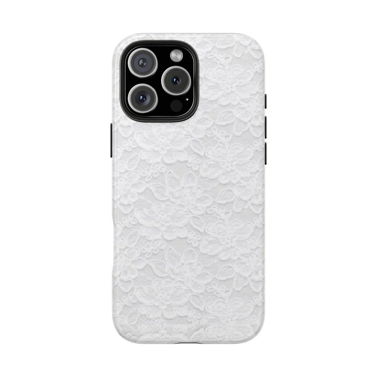 White Lace Coquette Phone Case