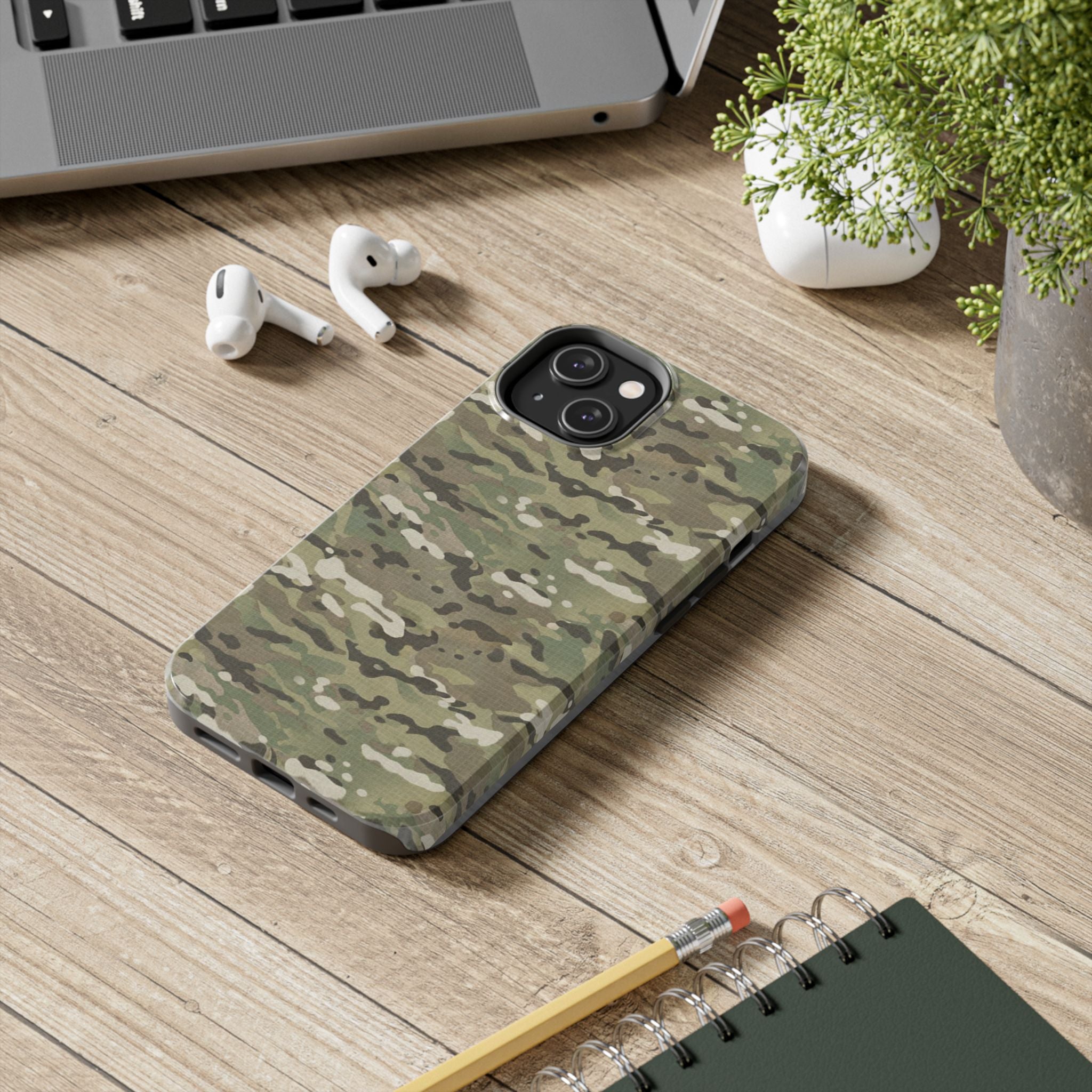 Graphic Camo Green Camouflage Pattern Phone Case
