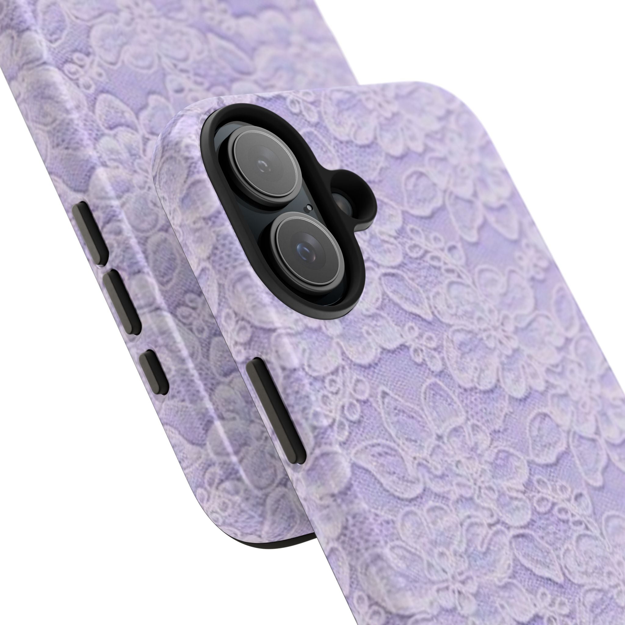 Purple Lace Cute Coquette Phone Case