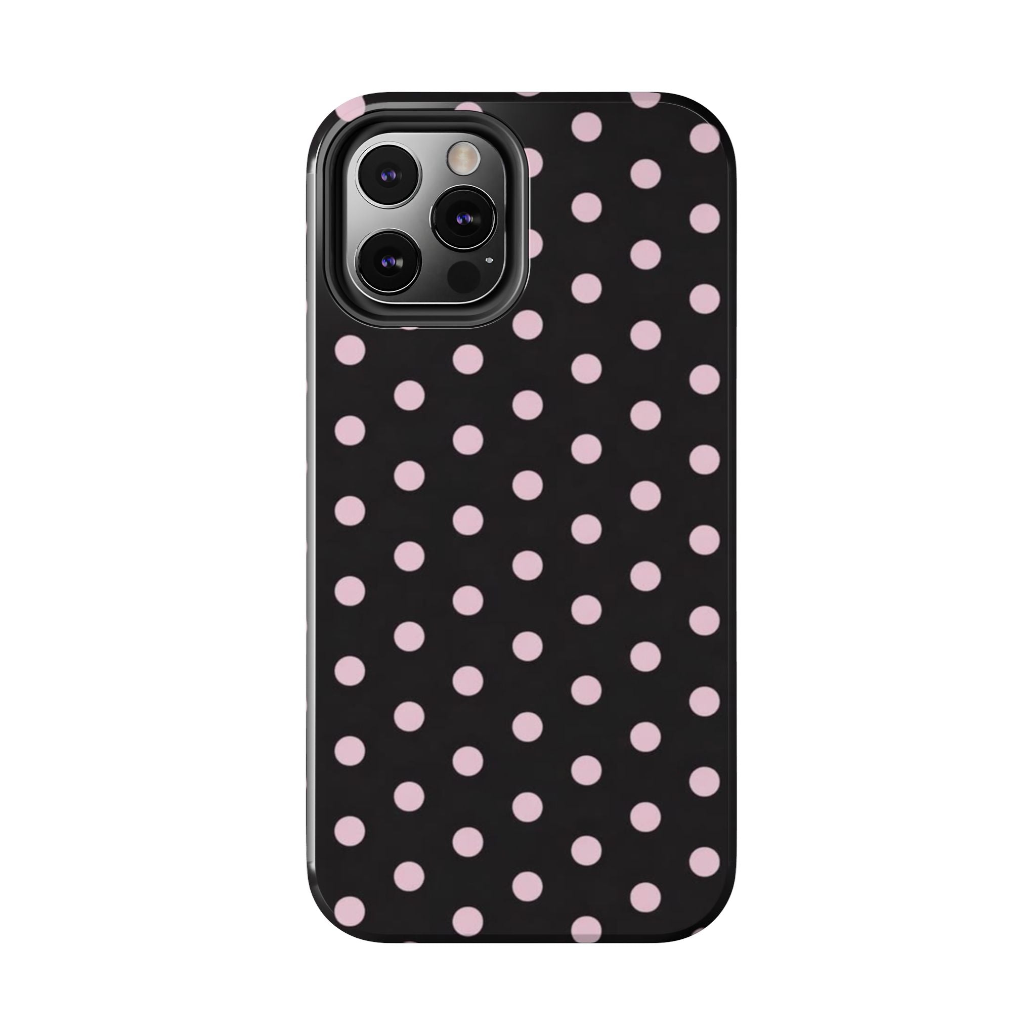 Black and Pink Spots Phone Case