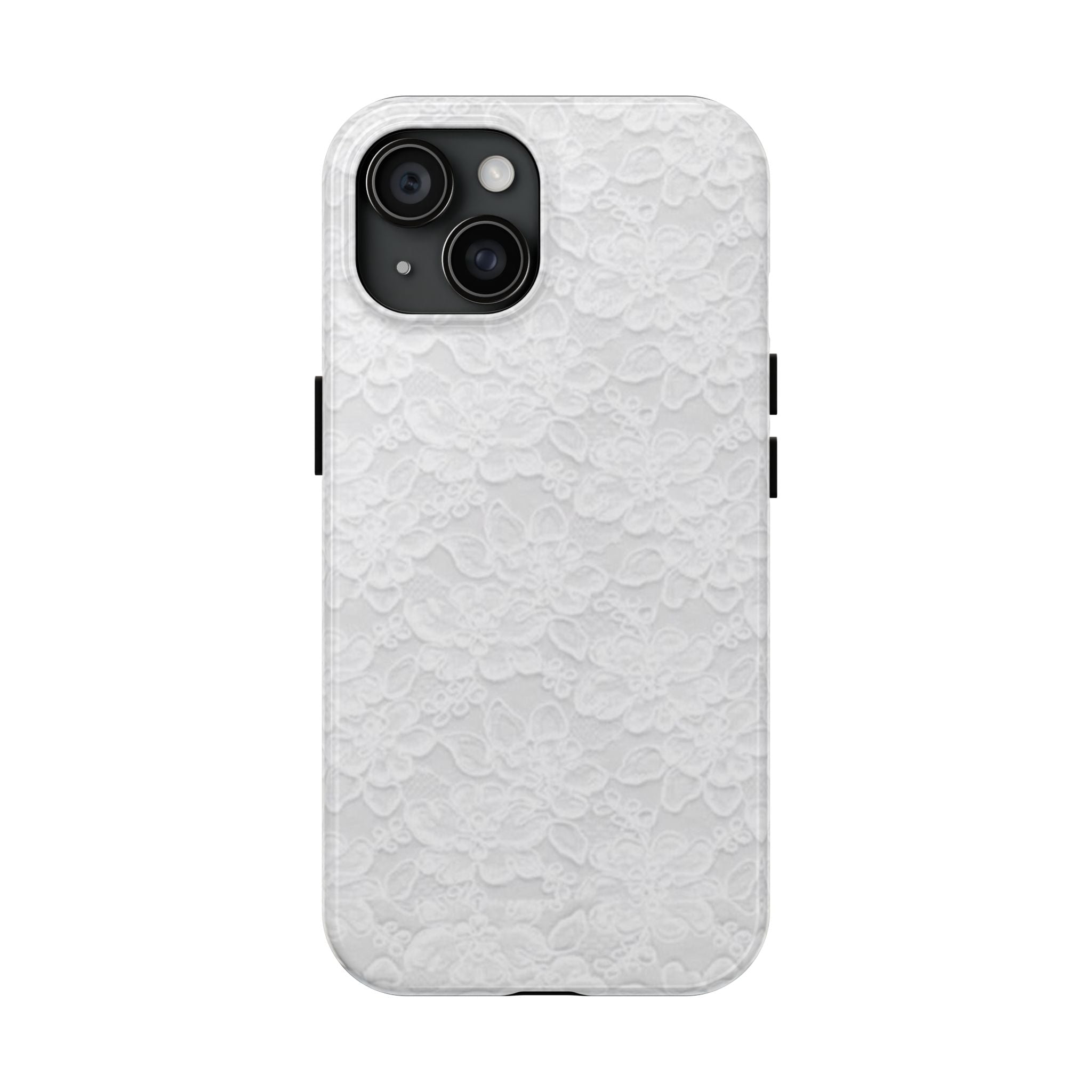White Lace Coquette Phone Case