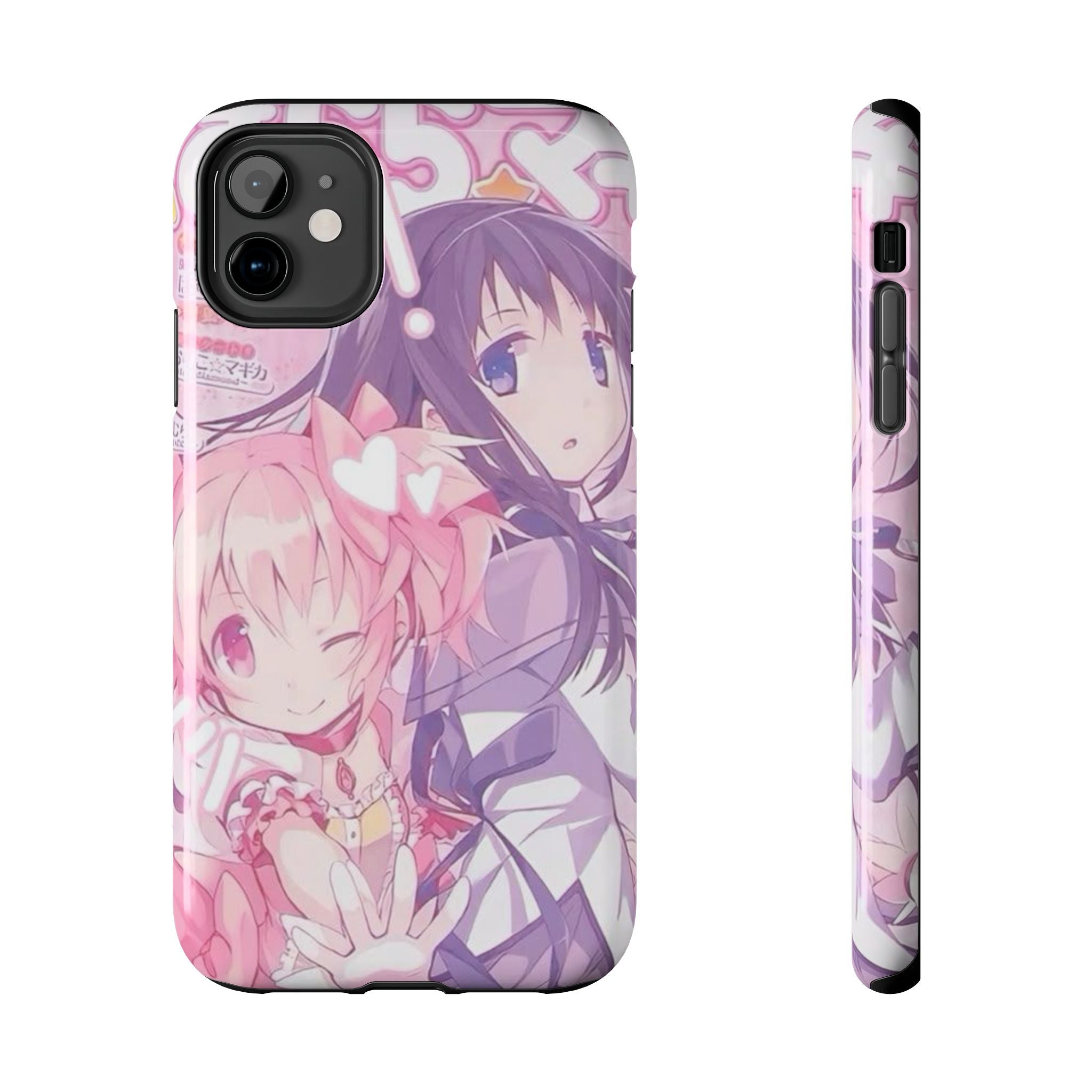 Cute Pink and Purple Anime Phone Case