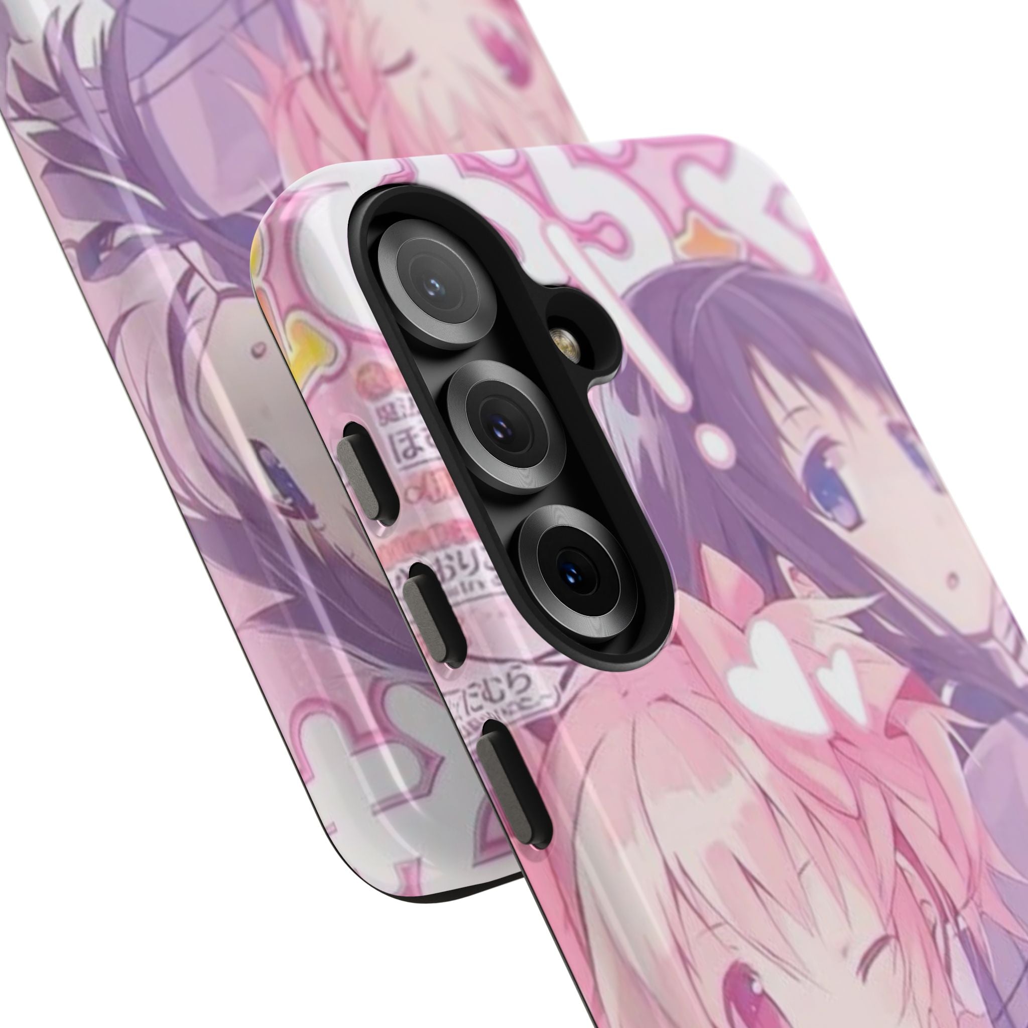 Cute Pink and Purple Anime Phone Case