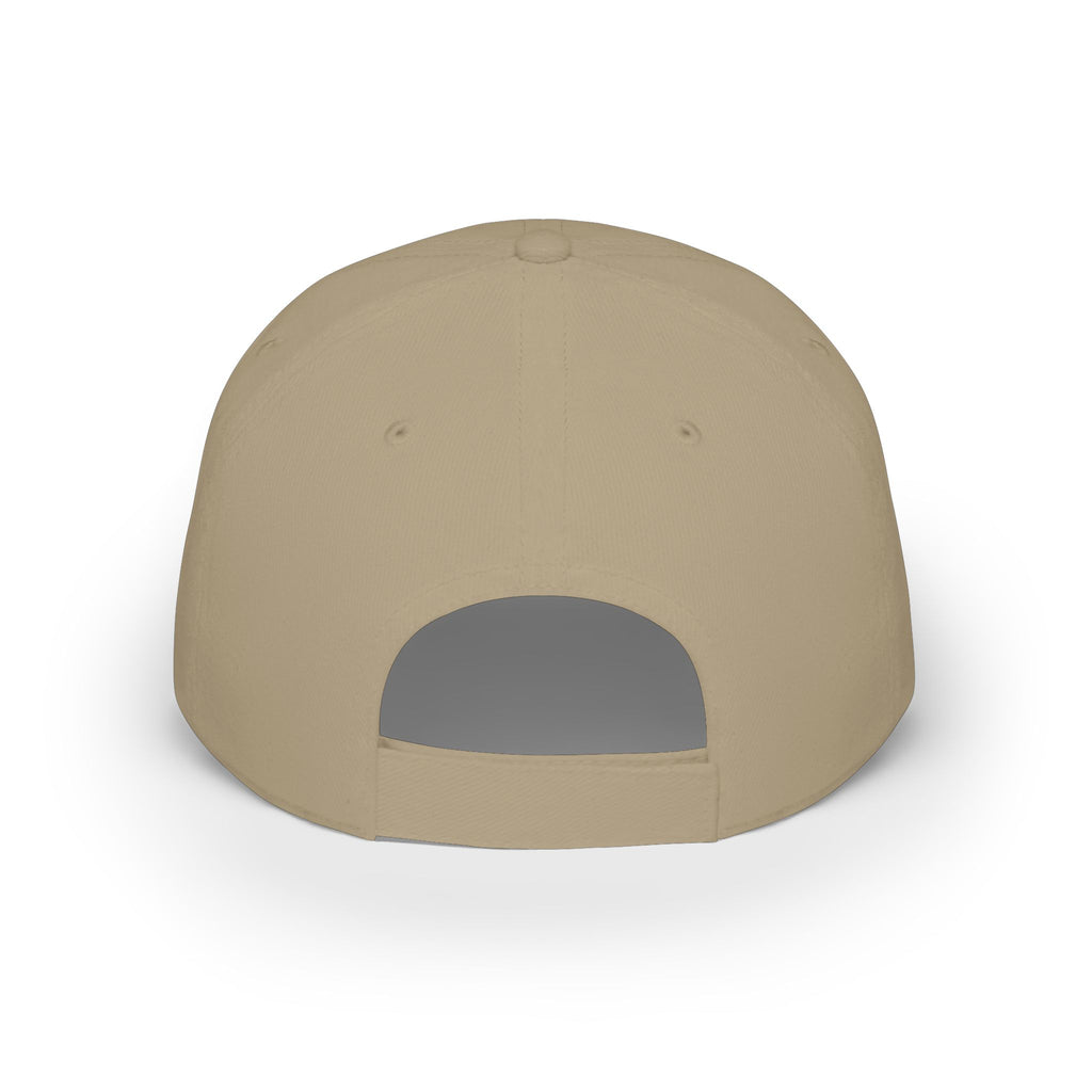 Log Off Peace Sign (White Text) Low Profile Baseball Cap