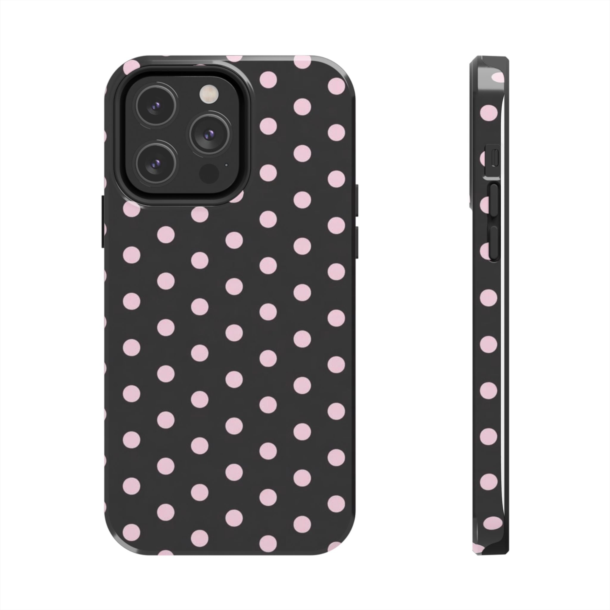 Black and Pink Spots Phone Case