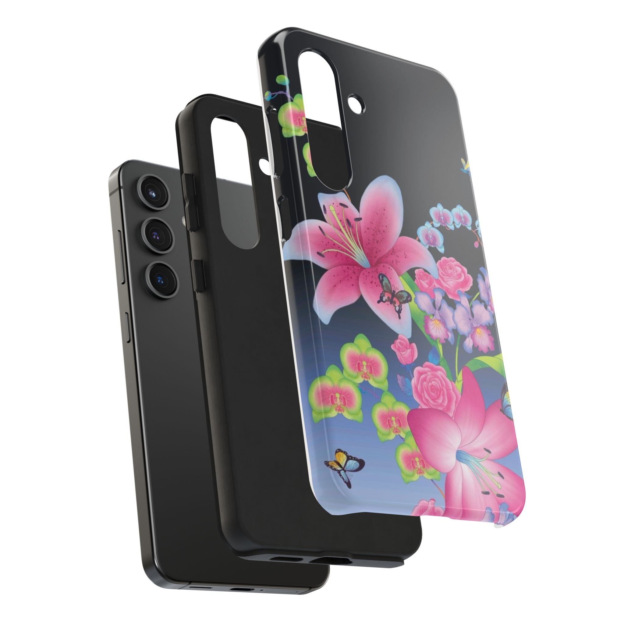 Bright Lily and Orchid  Phone Case