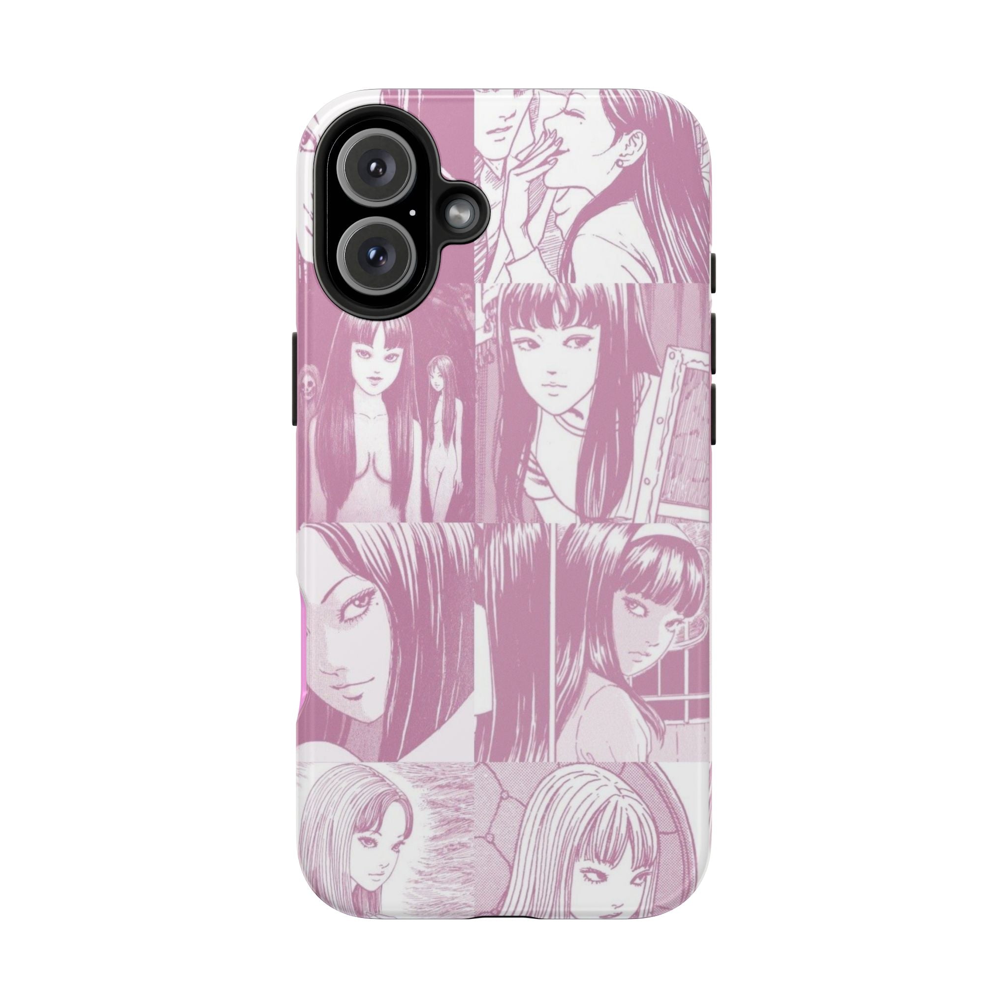 Cute Pink Anime Girl Comic BookPhone Case  - Tough Impact-Resistant Cases