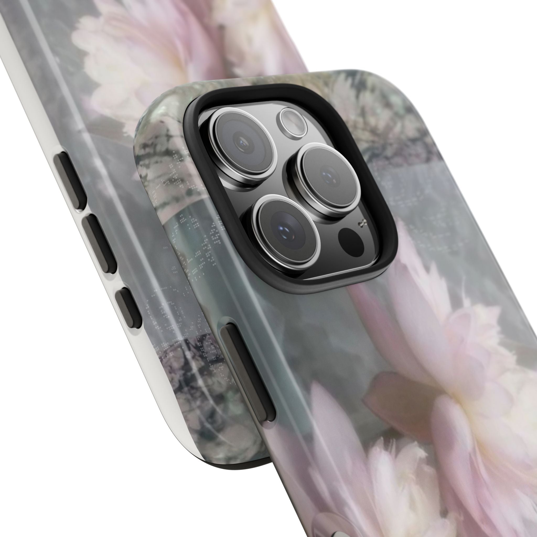 Lotus Flowers Cyber Whimsy Phone Case