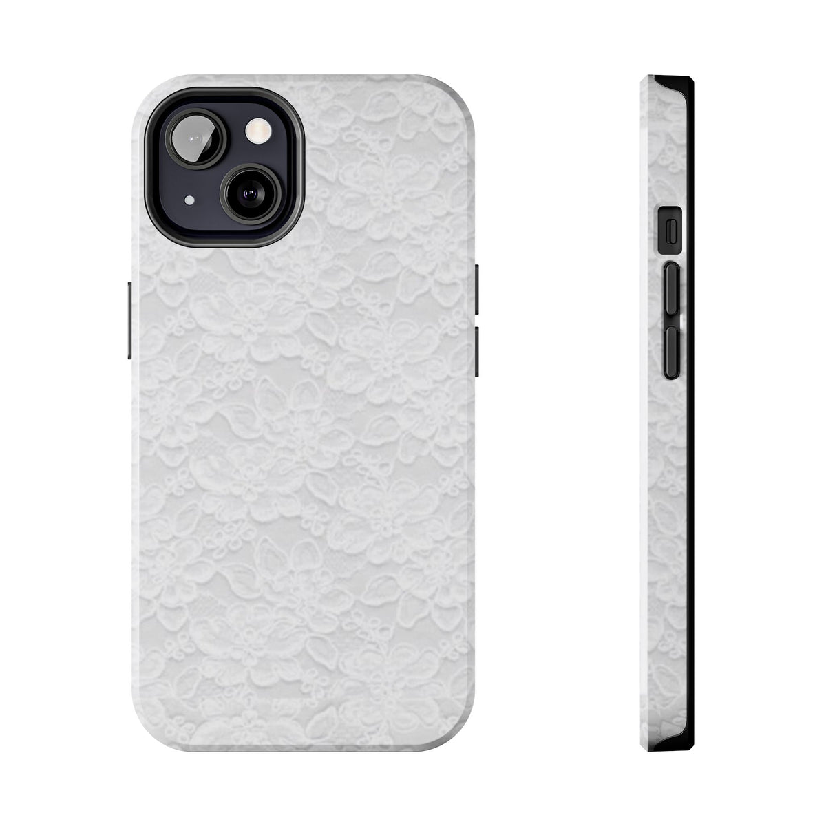 White Lace Coquette Phone Case