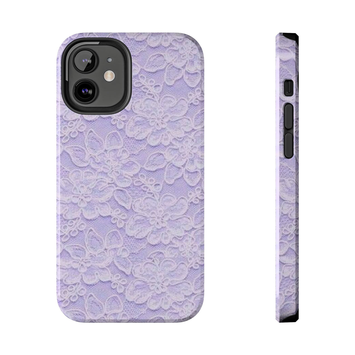 Purple Lace Cute Coquette Phone Case