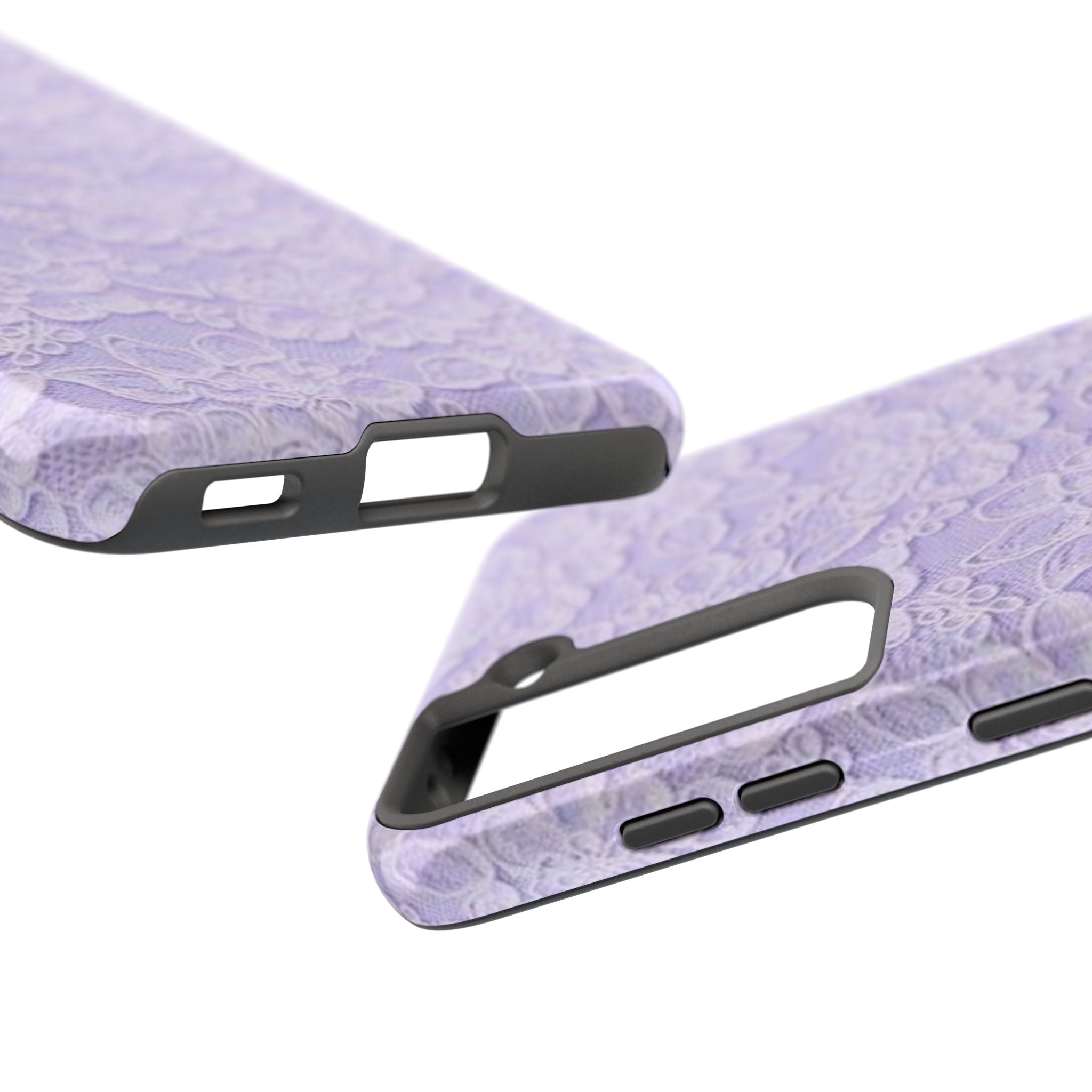 Purple Lace Cute Coquette Phone Case
