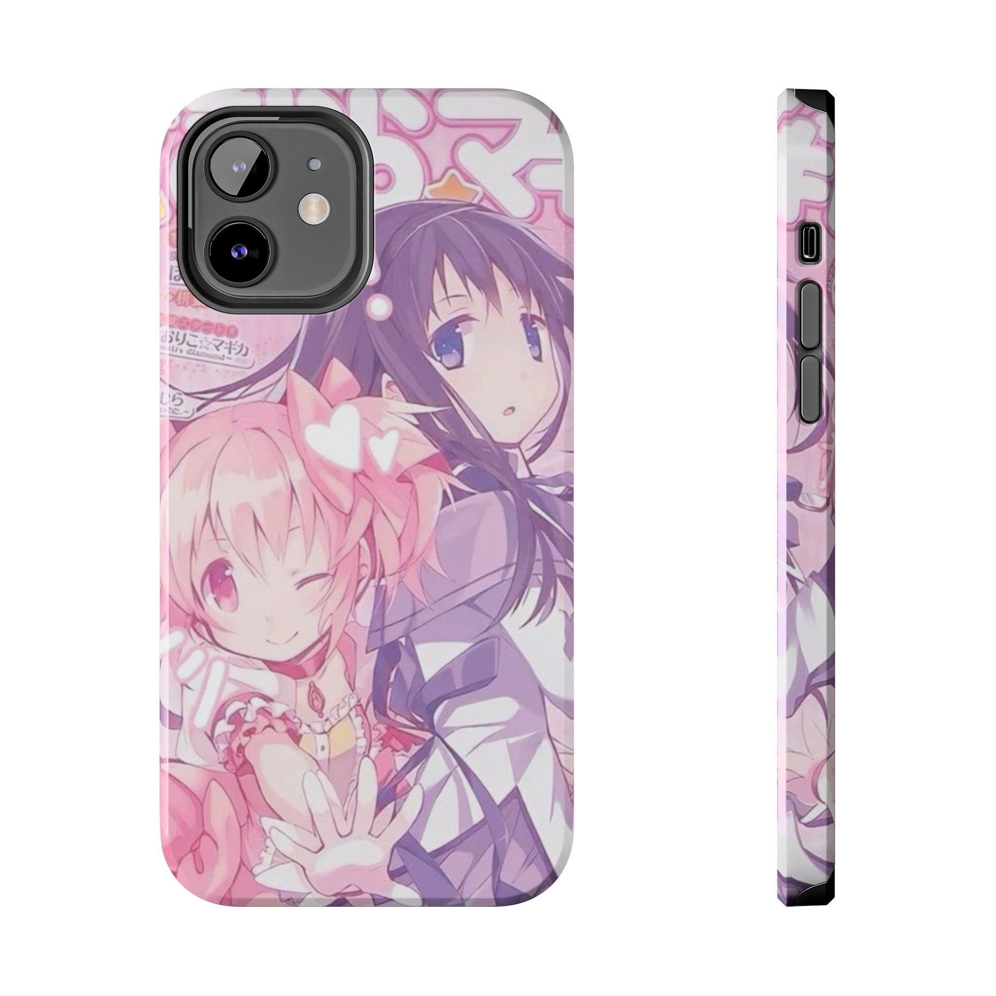 Cute Pink and Purple Anime Phone Case