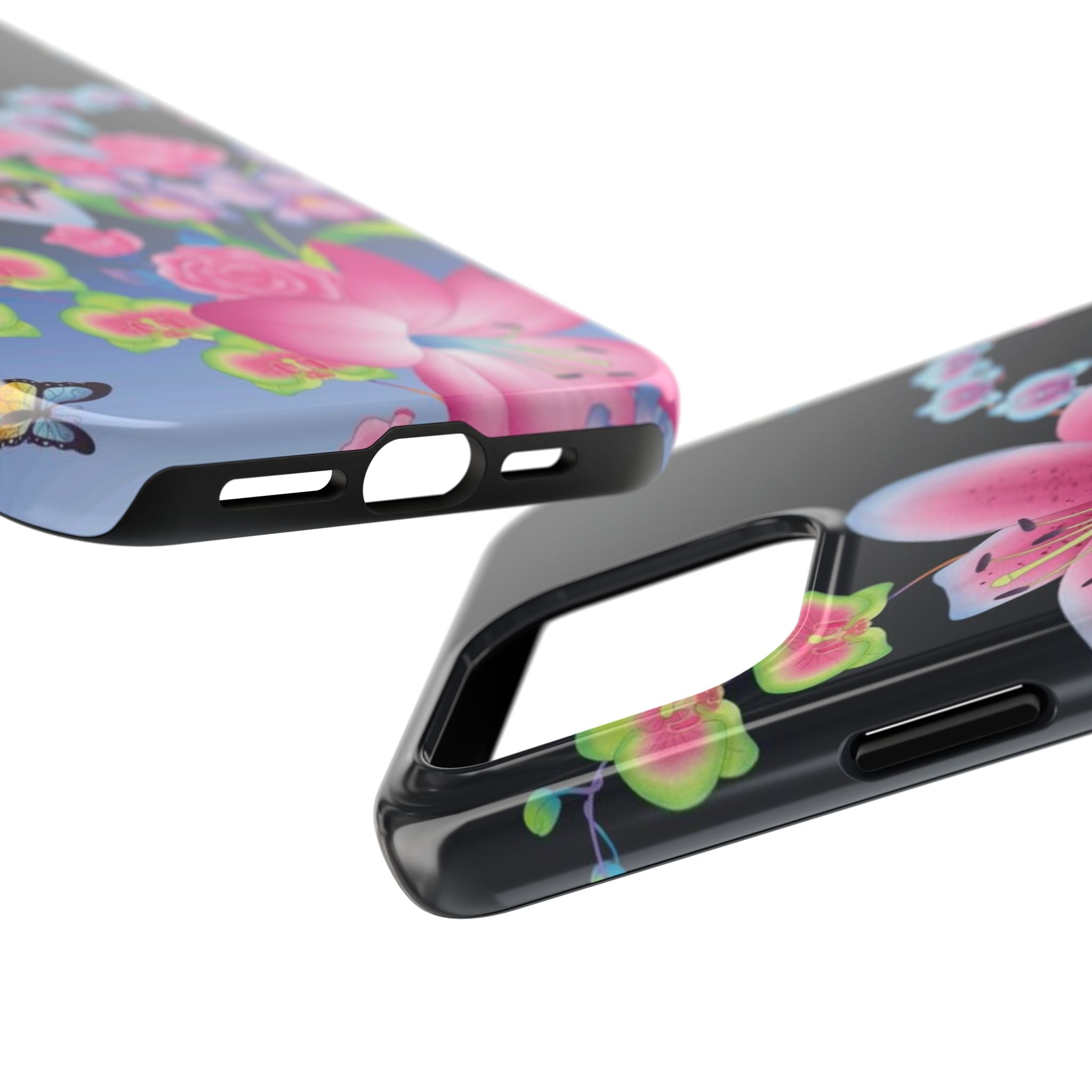 Bright Lily and Orchid  Phone Case