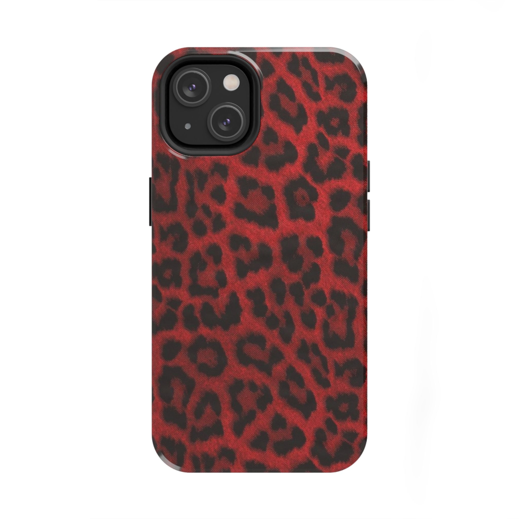 Red Cheetah Leopard Phone Case  - Tough Impact-Resistant Case