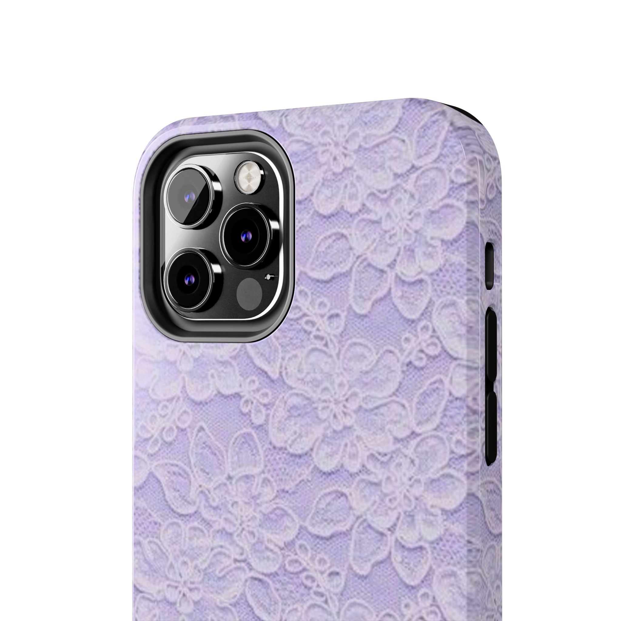 Purple Lace Cute Coquette Phone Case