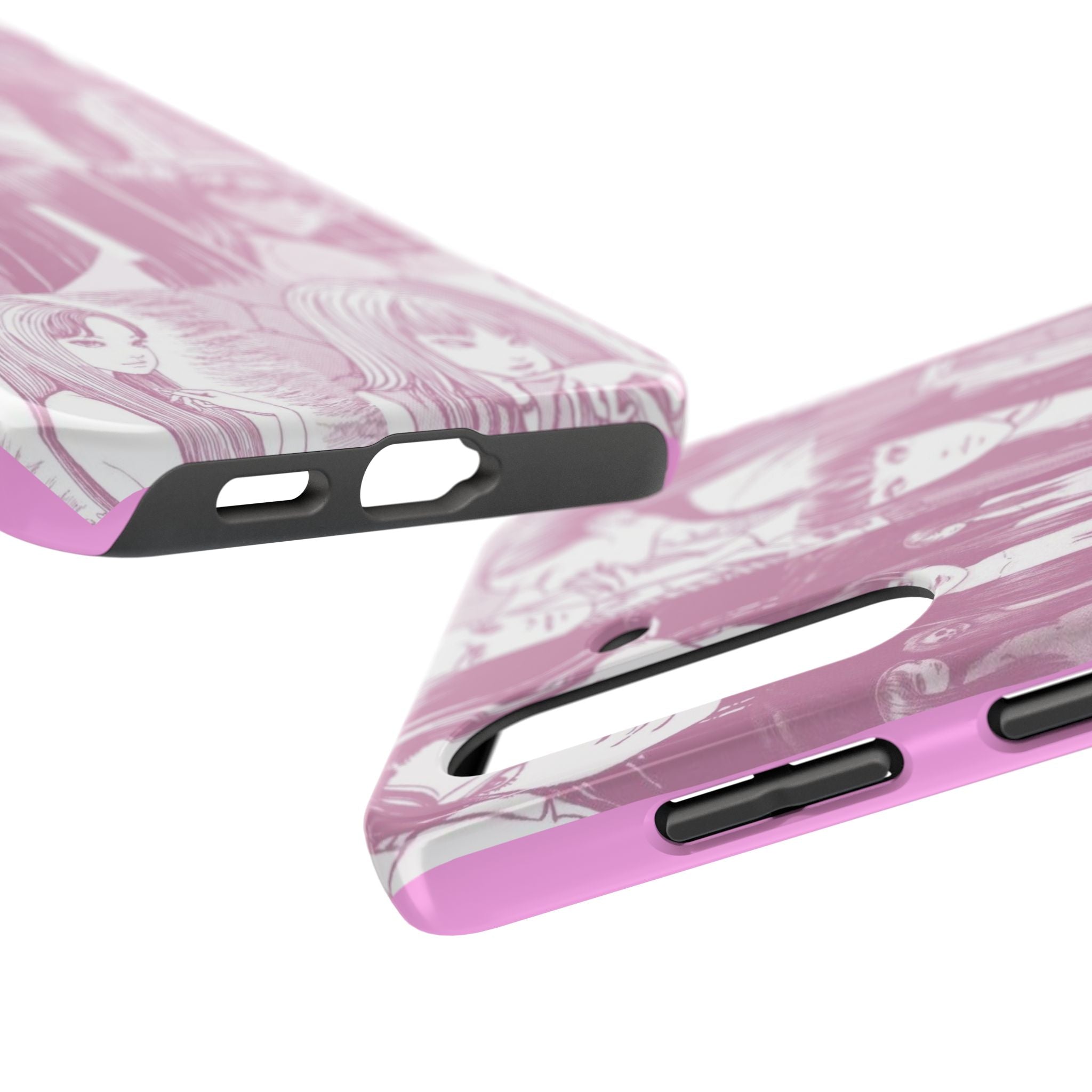 Cute Pink Anime Girl Comic BookPhone Case  - Tough Impact-Resistant Cases