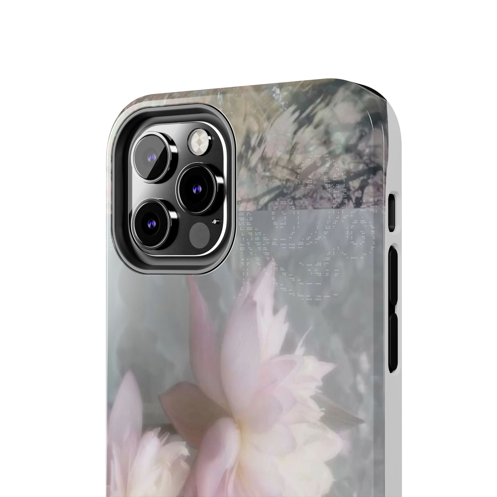 Lotus Flowers Cyber Whimsy Phone Case