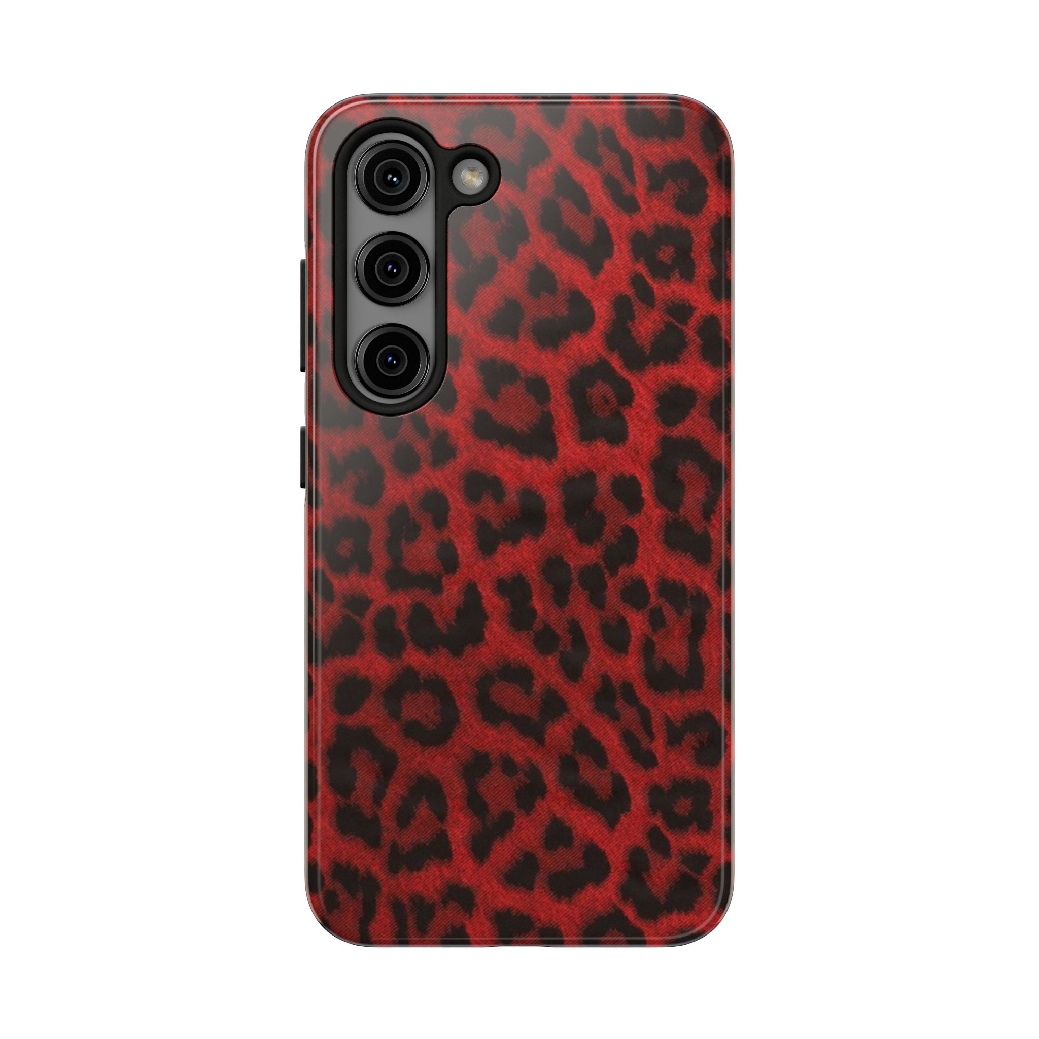 Red Cheetah Leopard Phone Case  - Tough Impact-Resistant Case