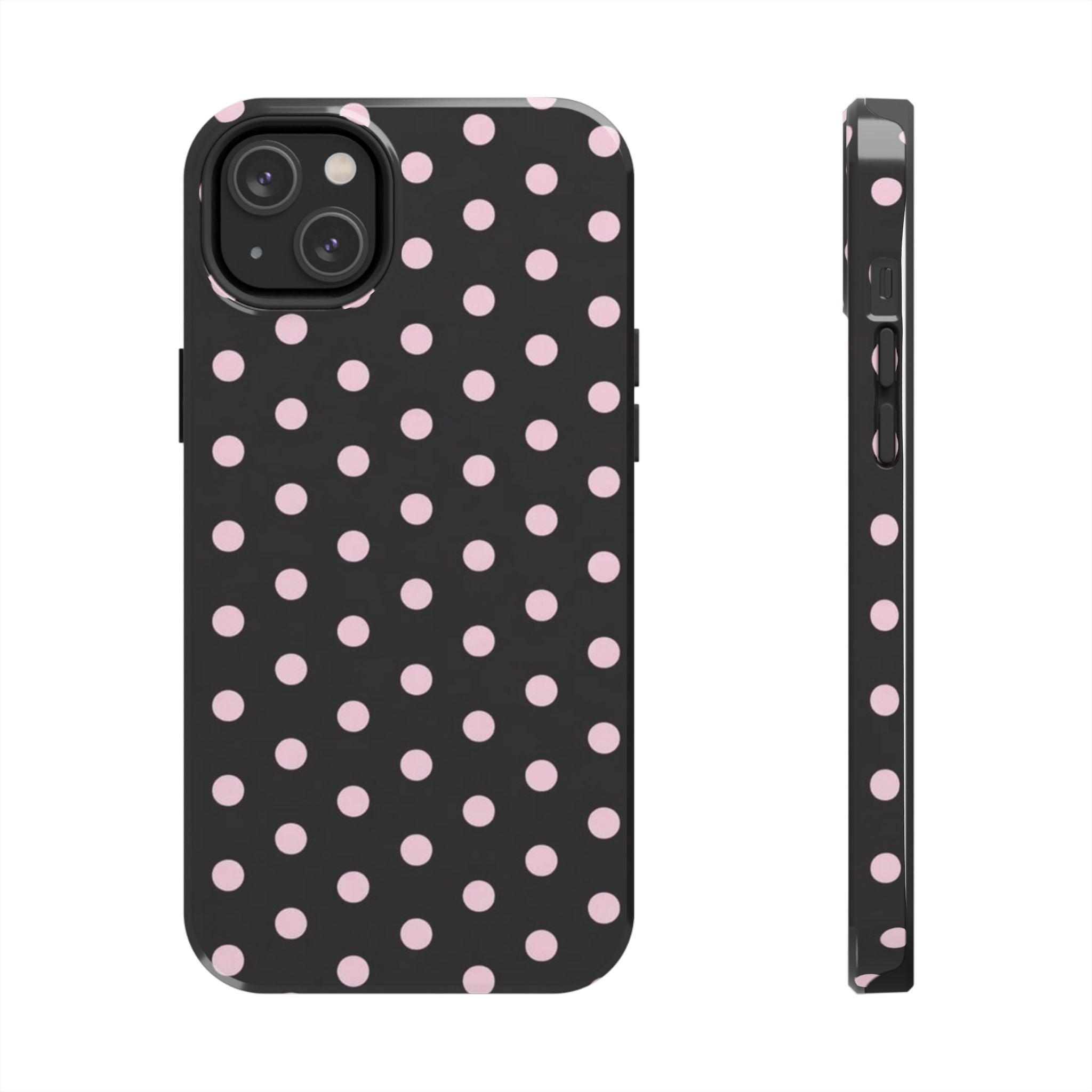 Black and Pink Spots Phone Case