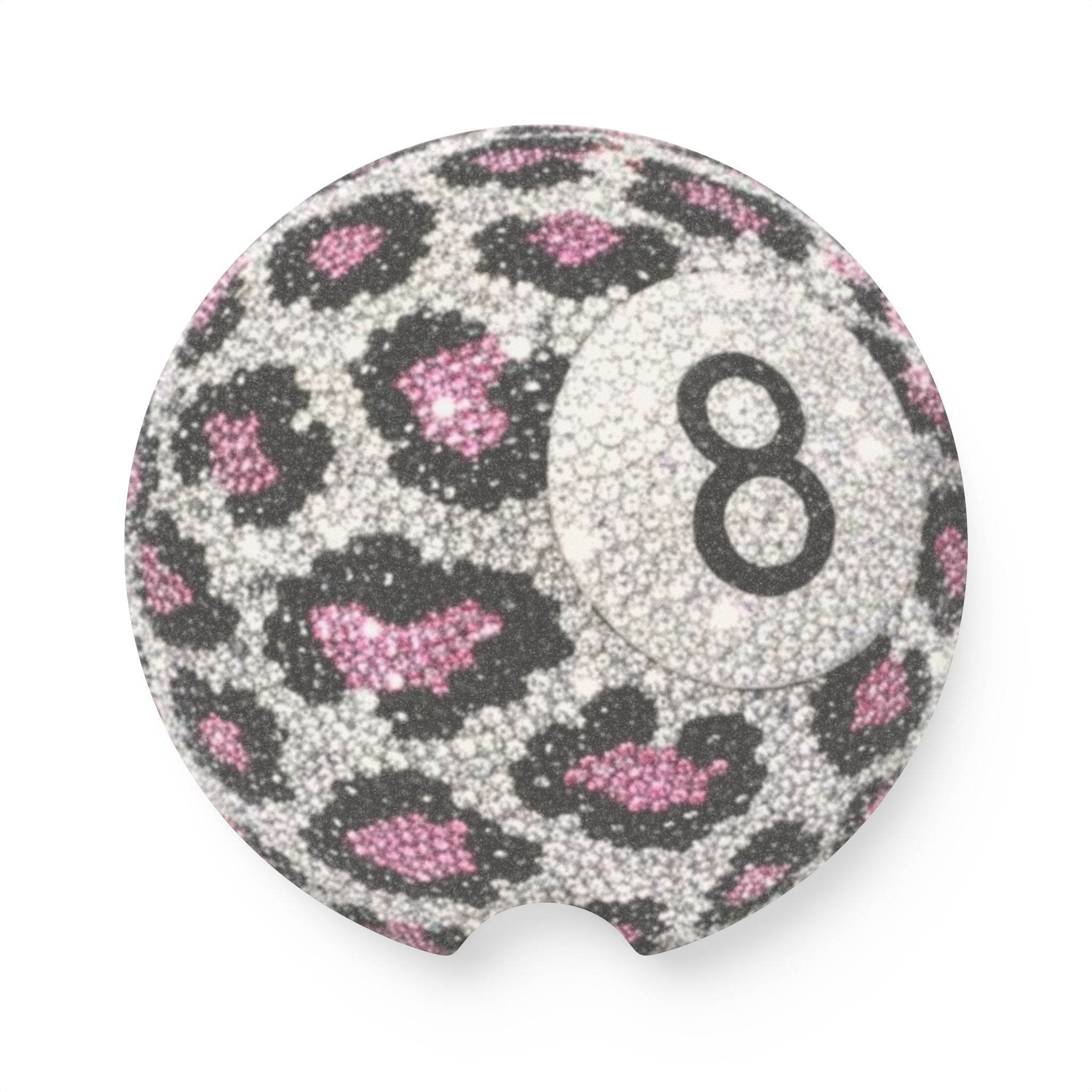 Pool Ball Cute Soapstone Car Coaster