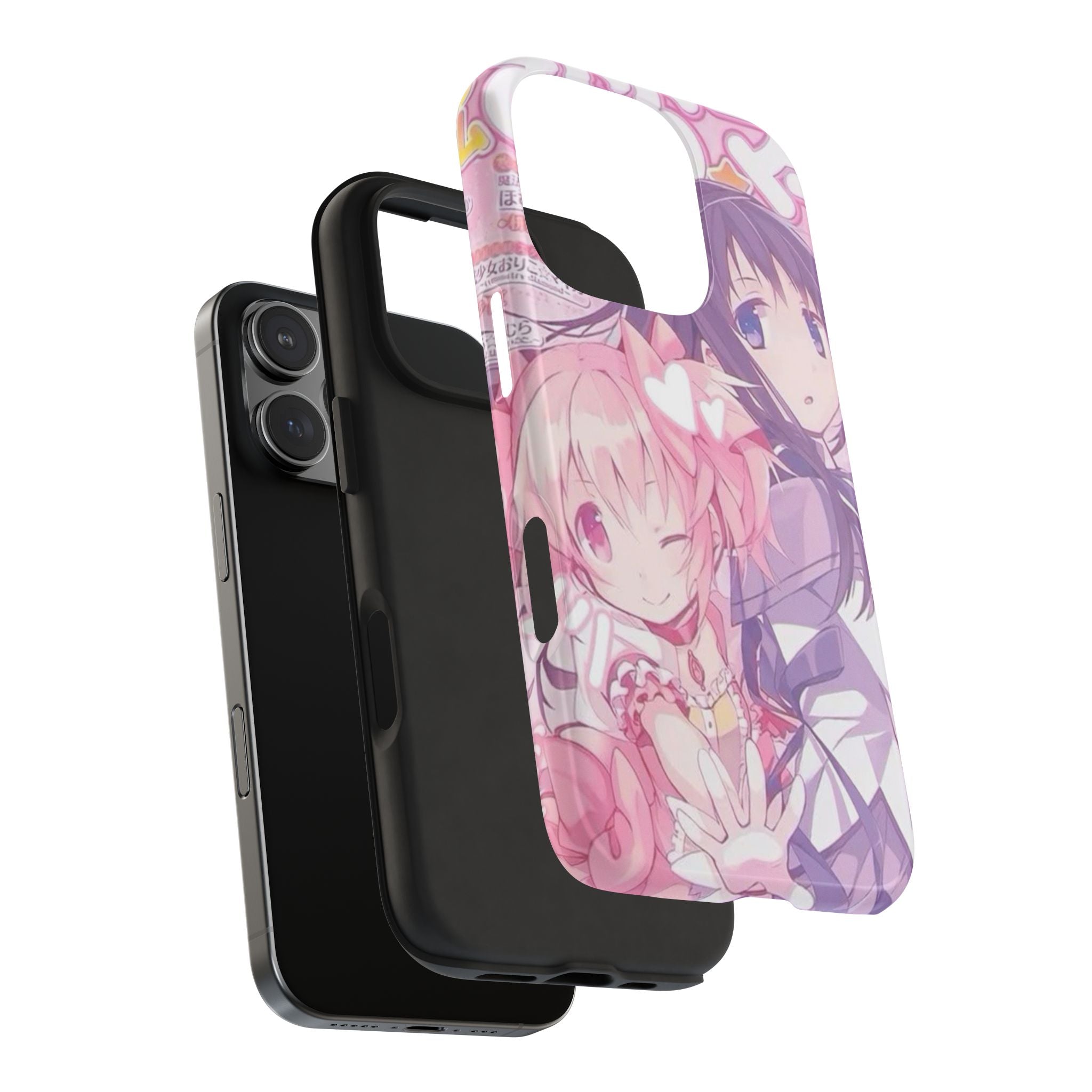 Cute Pink and Purple Anime Phone Case