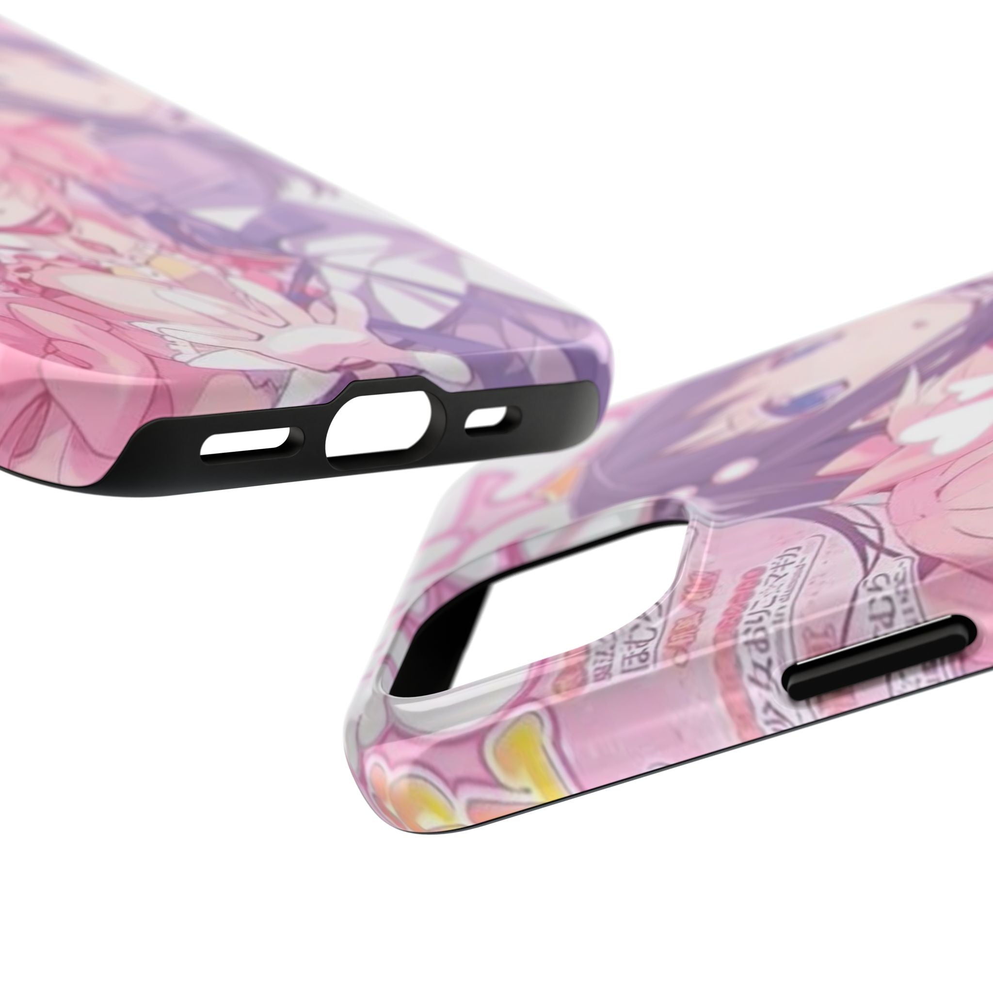 Cute Pink and Purple Anime Phone Case