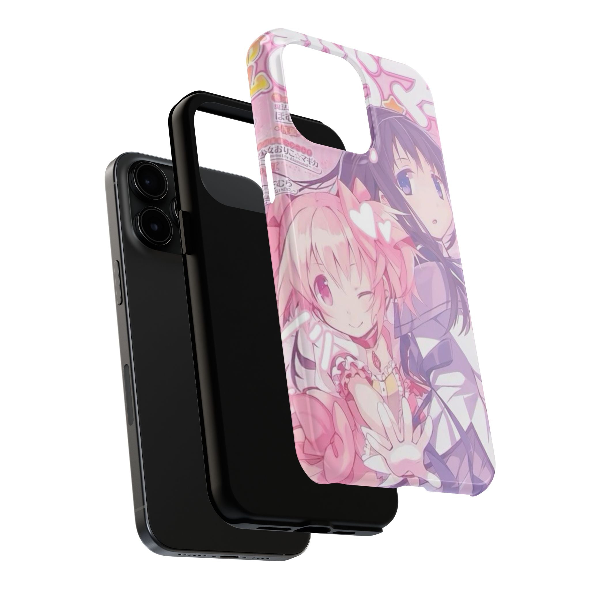 Cute Pink and Purple Anime Phone Case