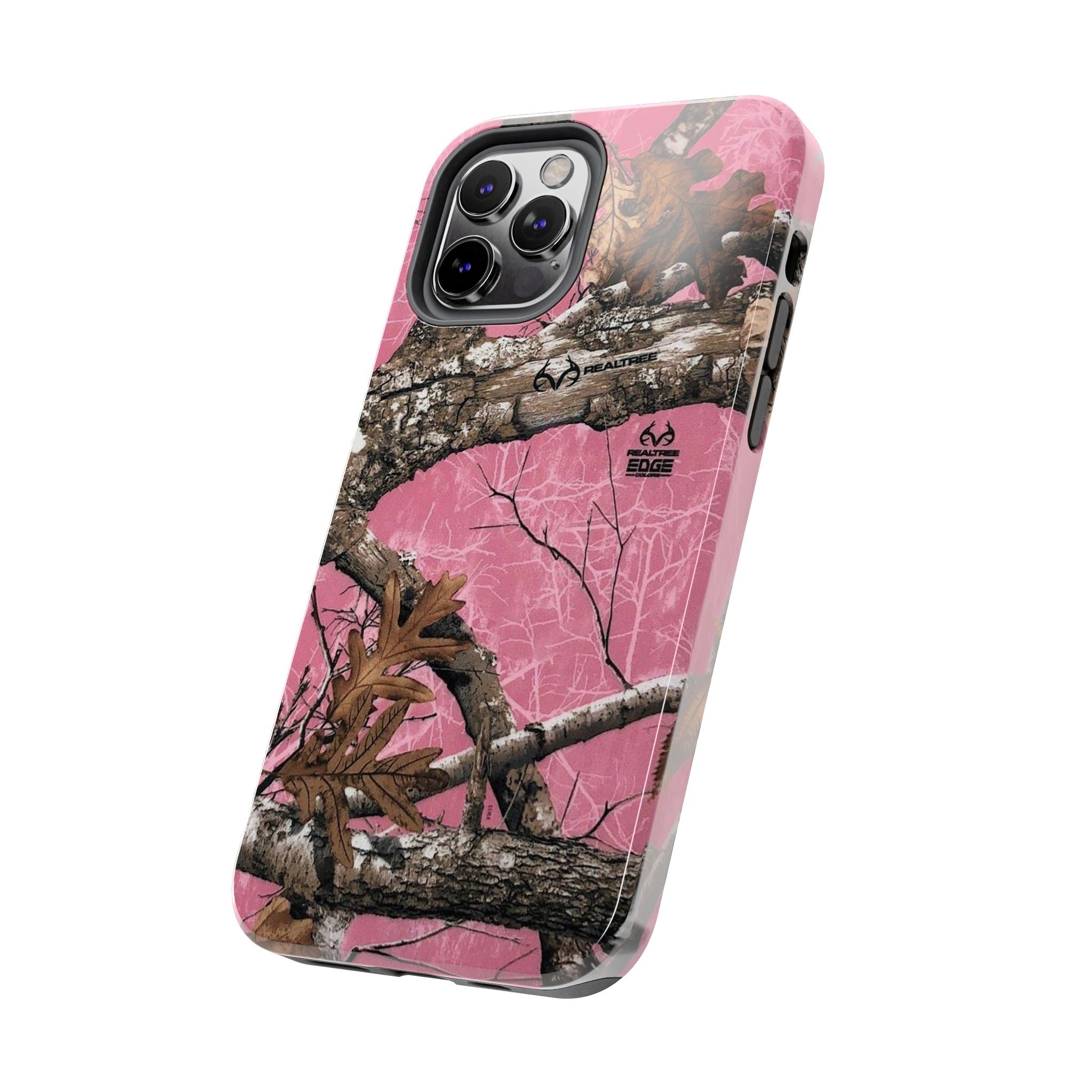 Pink Camo Real Tree Phone Case  - Tough Impact-Resistant Case