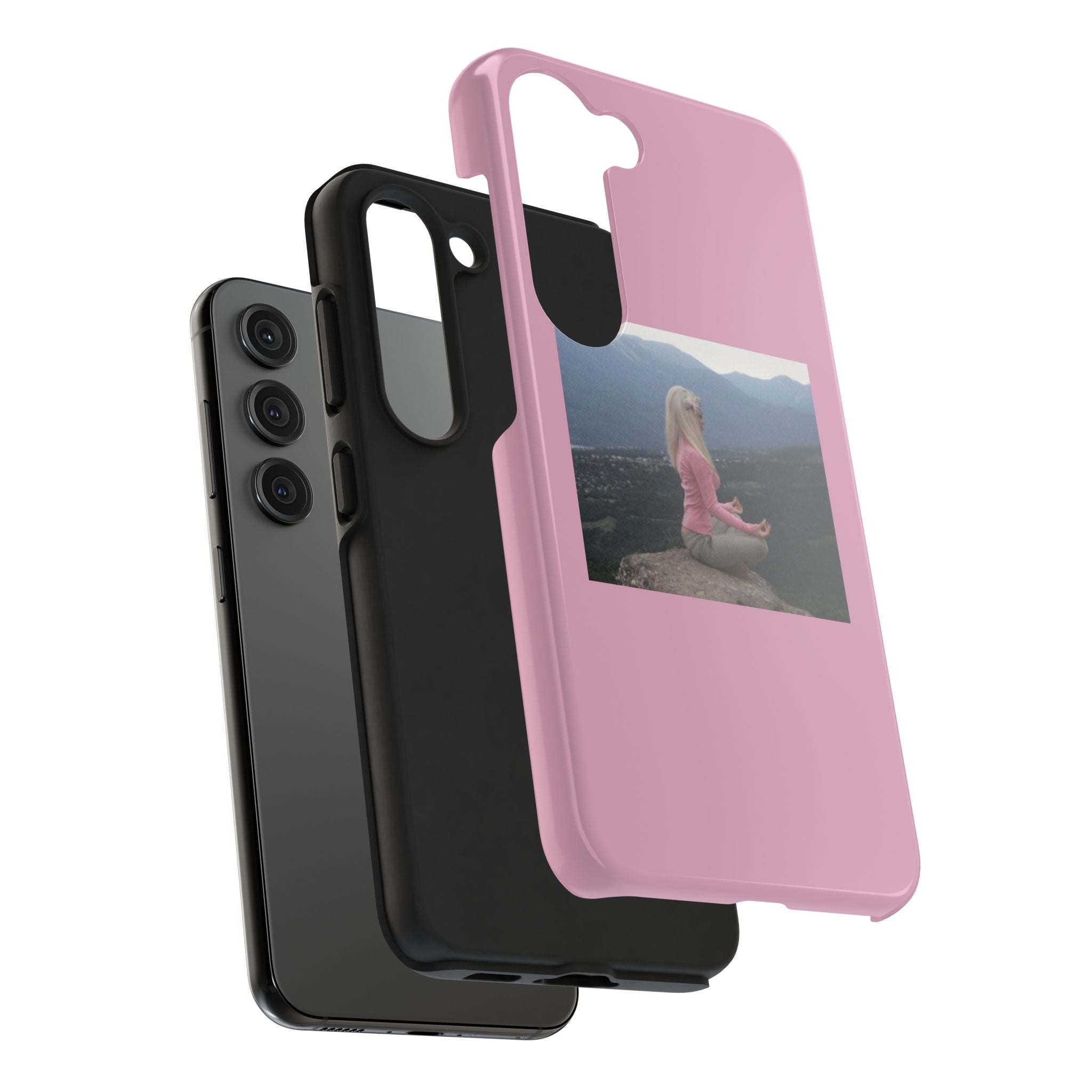 Manifestation Yoga Girl Manifesting Meme Phone Case