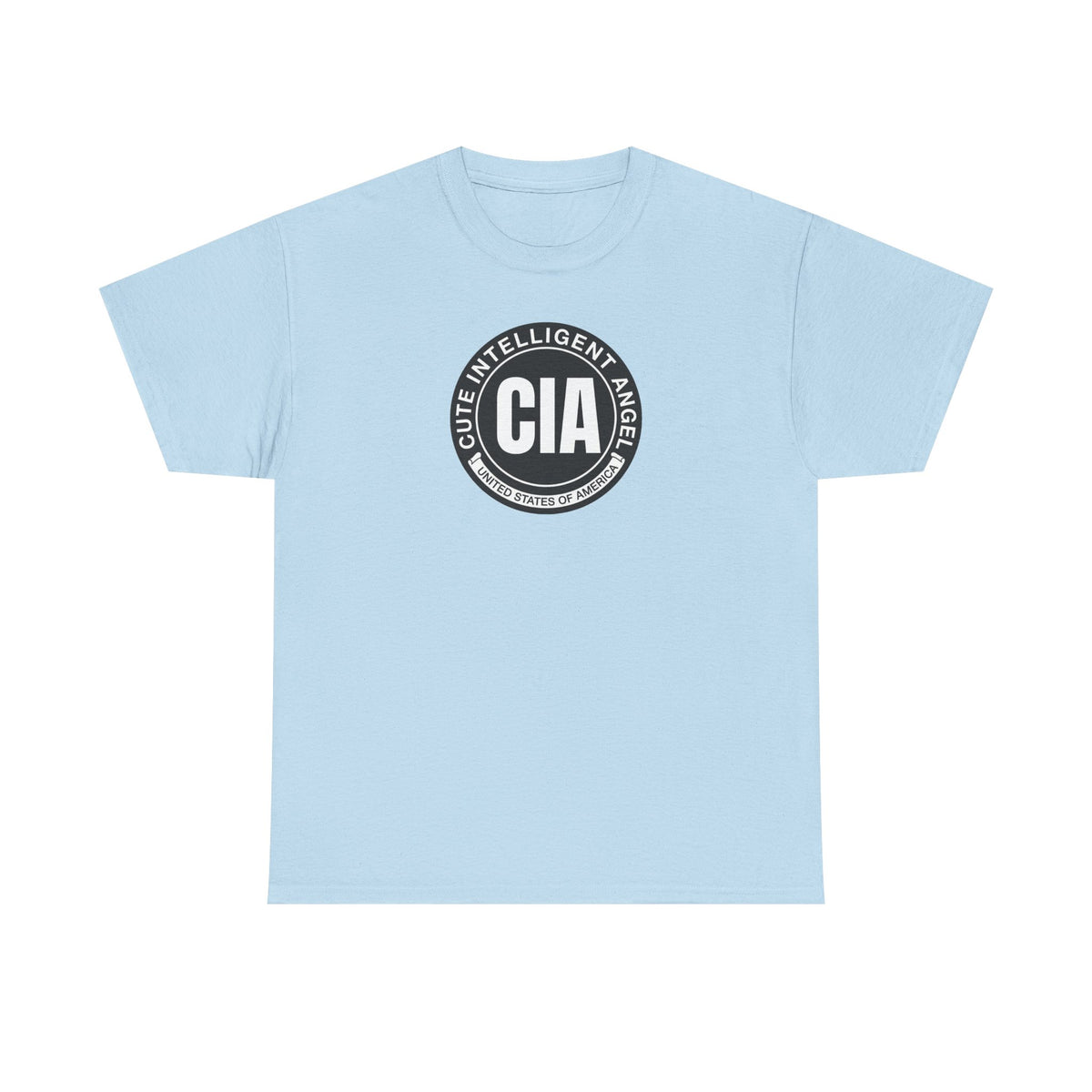 CIA Cute Intelligent Angel 100% Cotton Tee