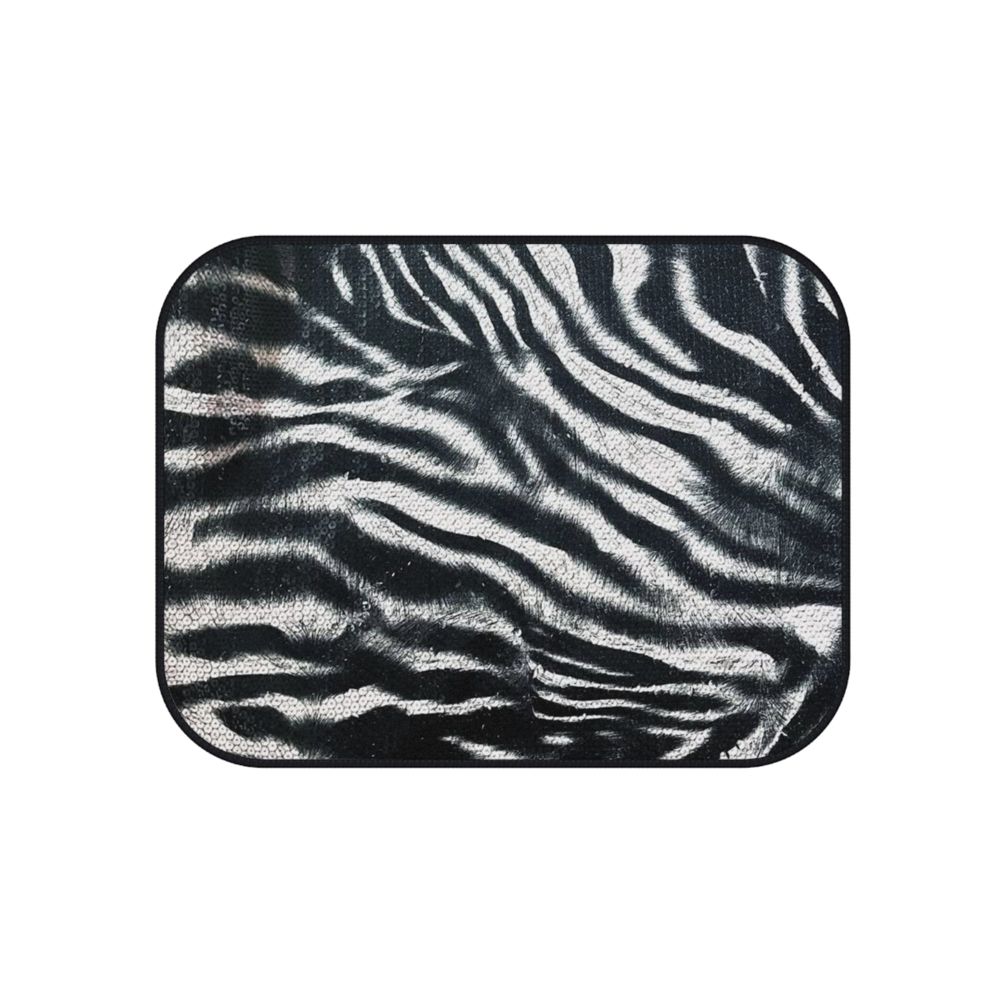 Zebra Rear Car Mats - Rear Floor Mats Set of 2