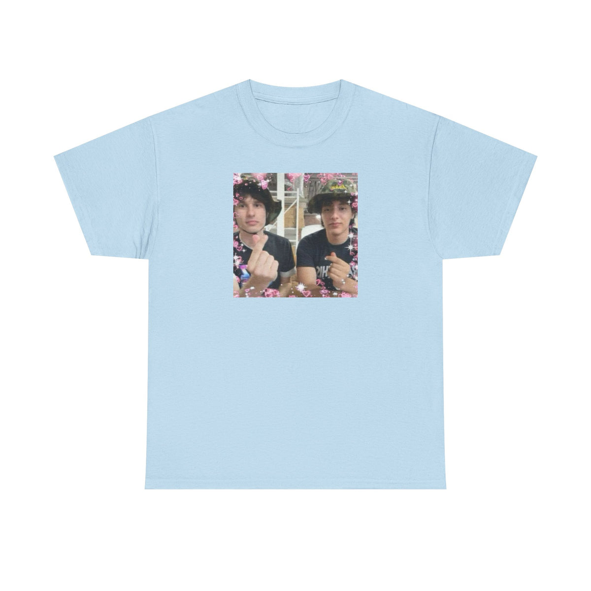Proud Slushy Noobz Kawaii Cute Pic Martin and Hamzah Fan Merch Unisex Heavy Cotton Tee