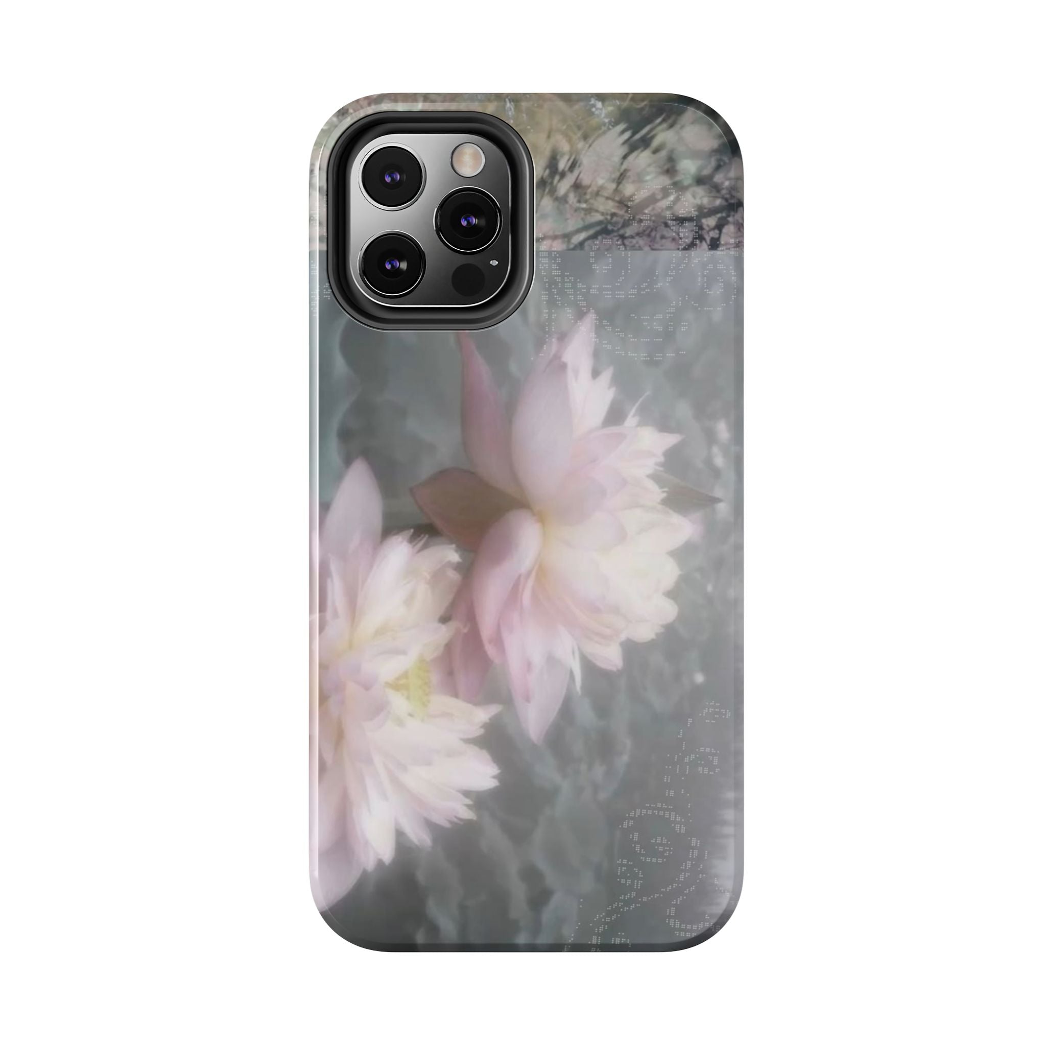 Lotus Flowers Cyber Whimsy Phone Case