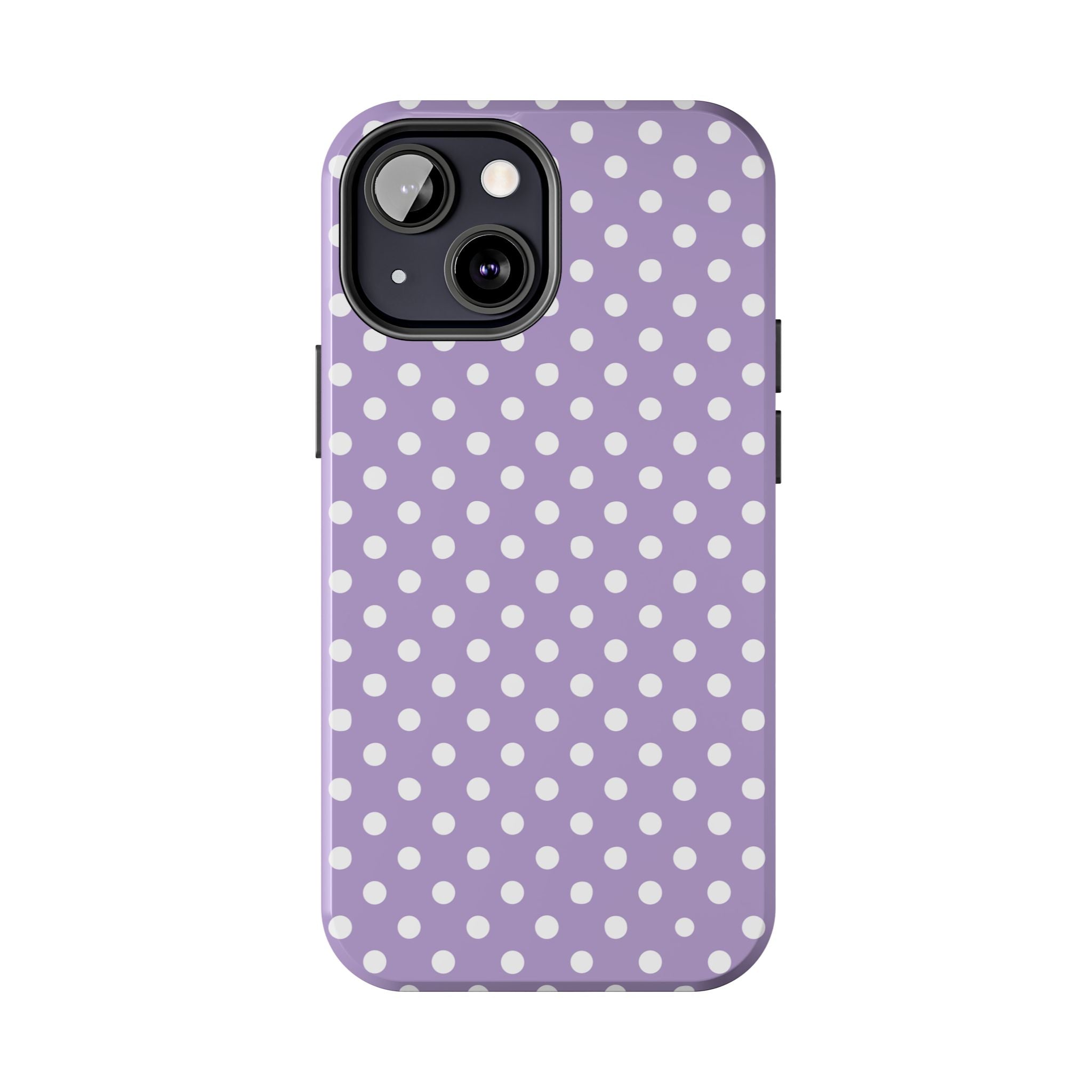 Purple Polka Dot Phone Case  - Tough Impact-Resistant Case