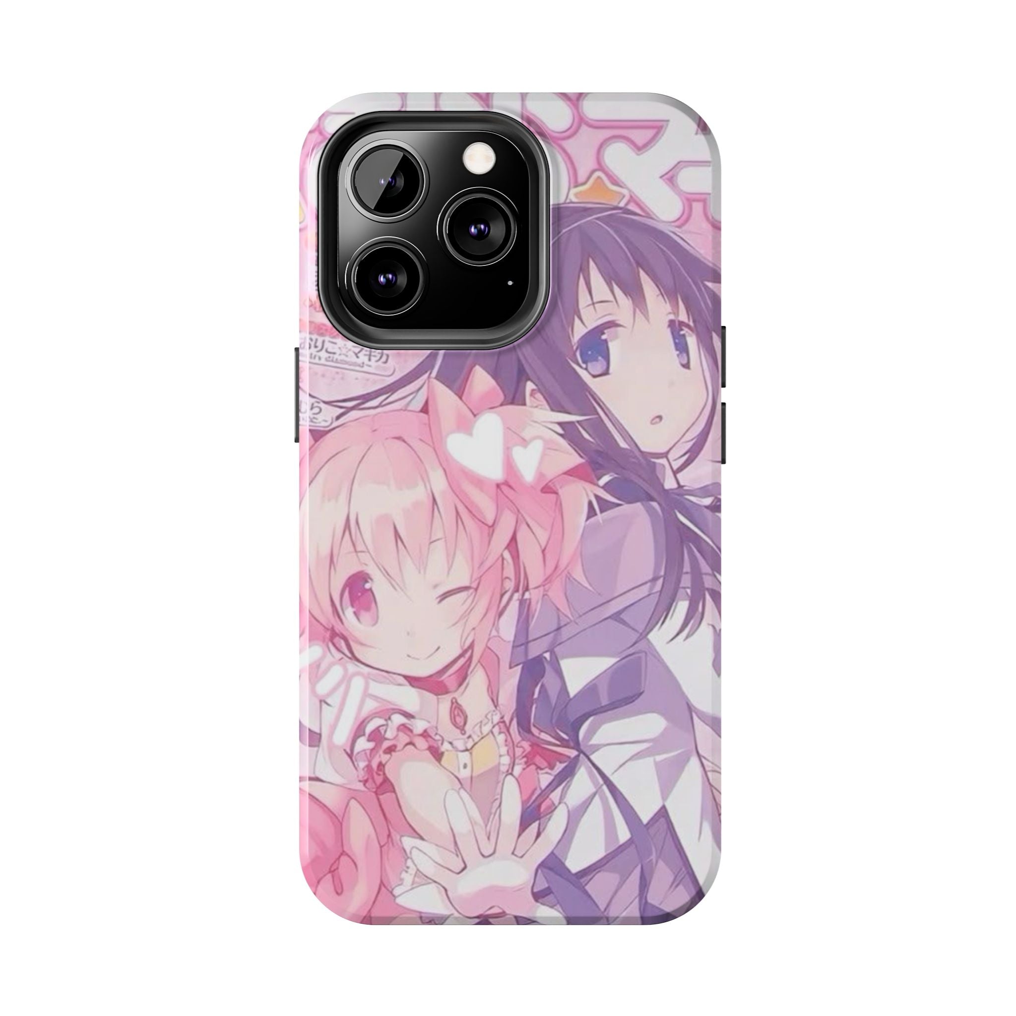 Cute Pink and Purple Anime Phone Case